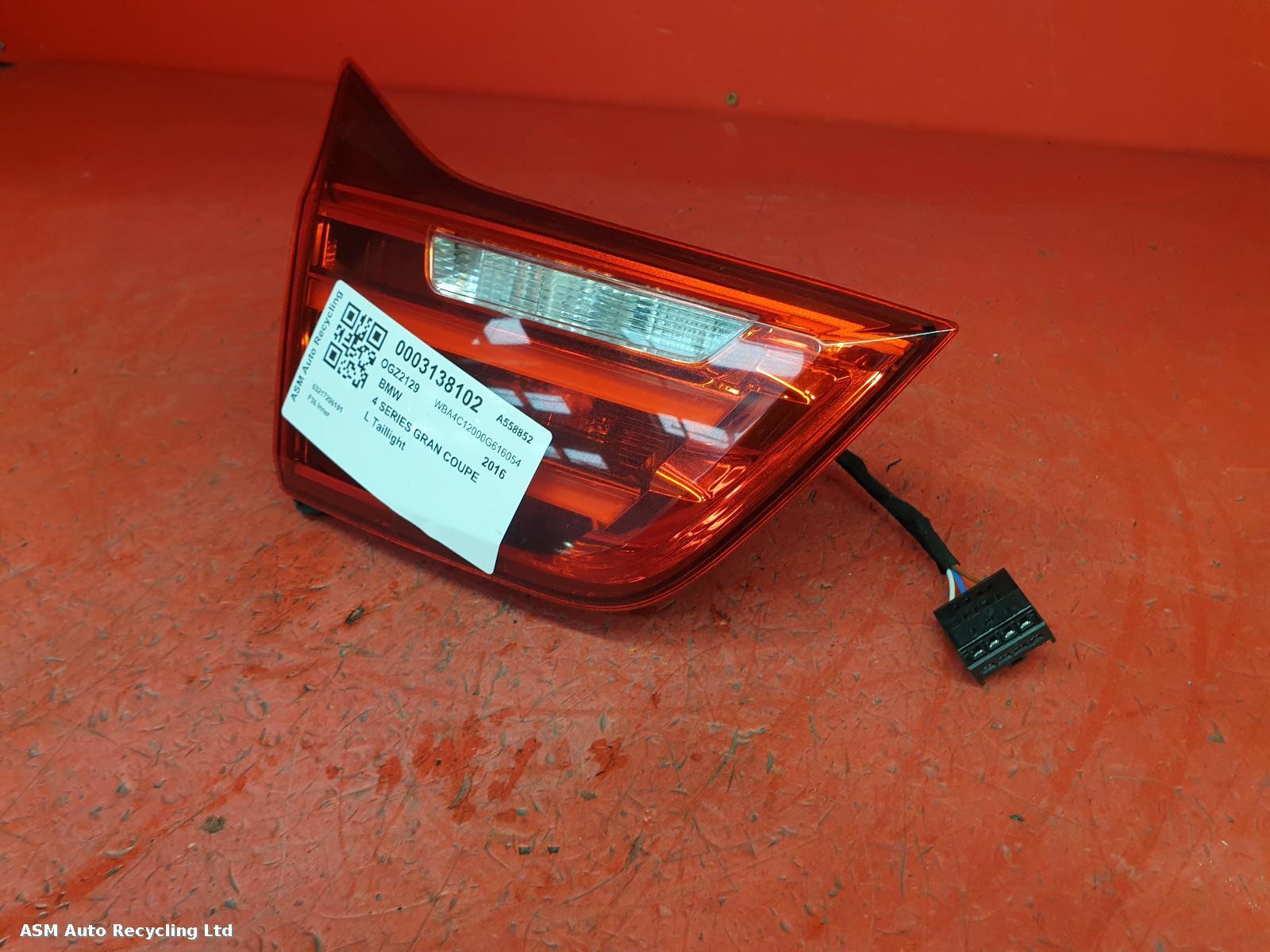 View Auto part L Taillight Bmw 4 Series Gran Coupe 2016