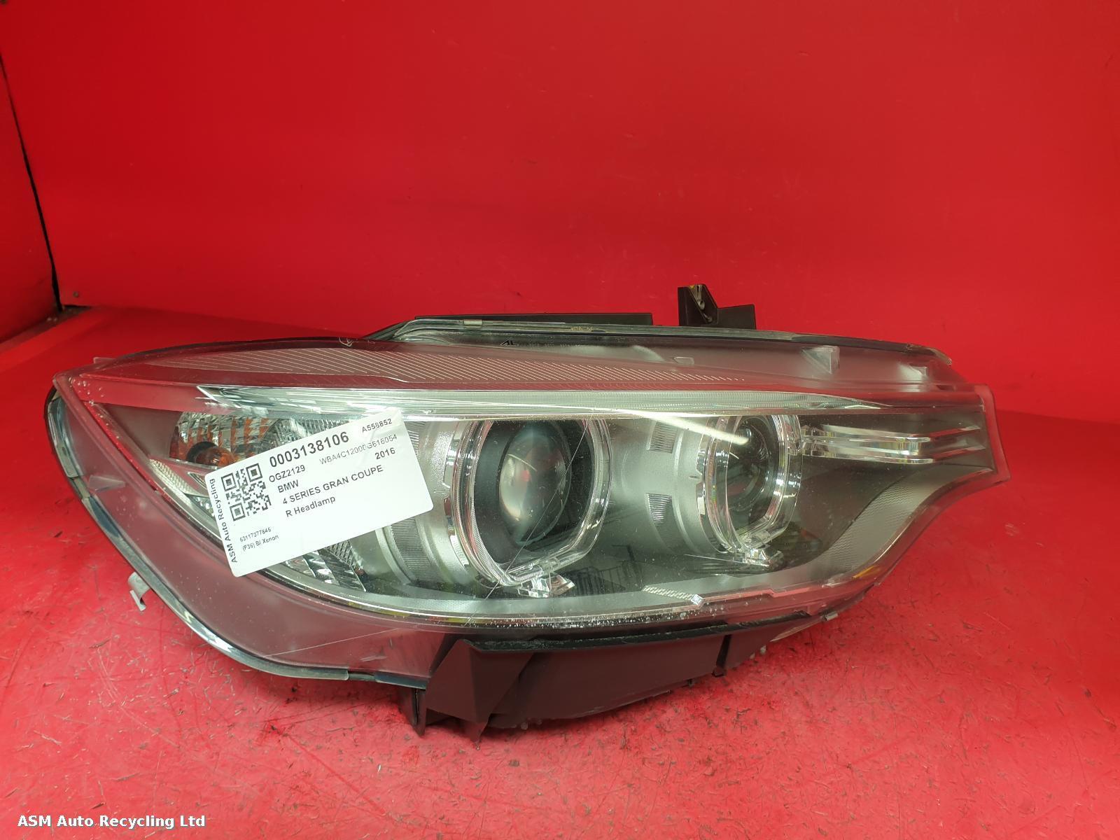 View Auto part R Headlamp Bmw 4 Series Gran Coupe 2016