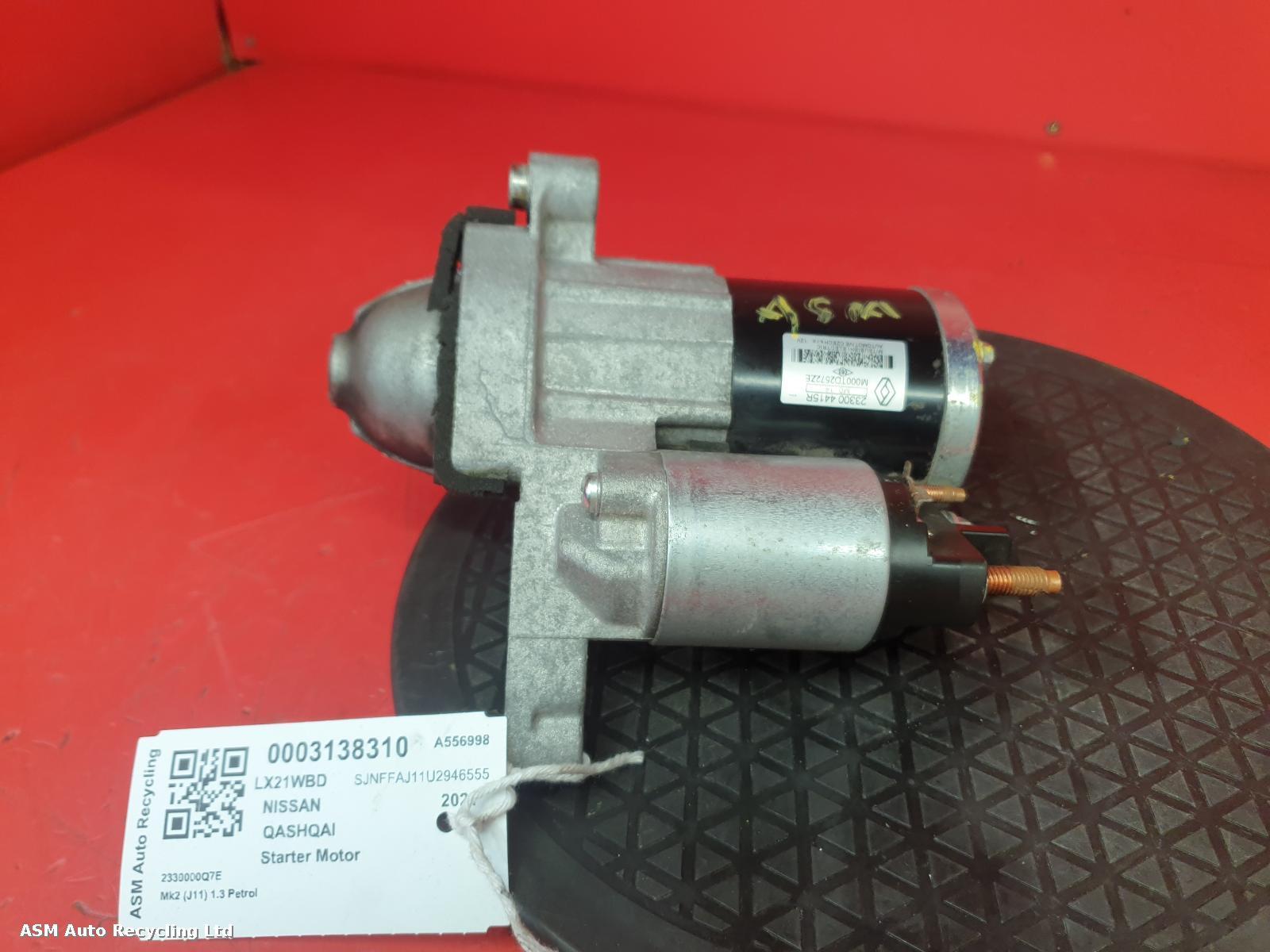 View Auto part Starter Motor Nissan Qashqai 2021