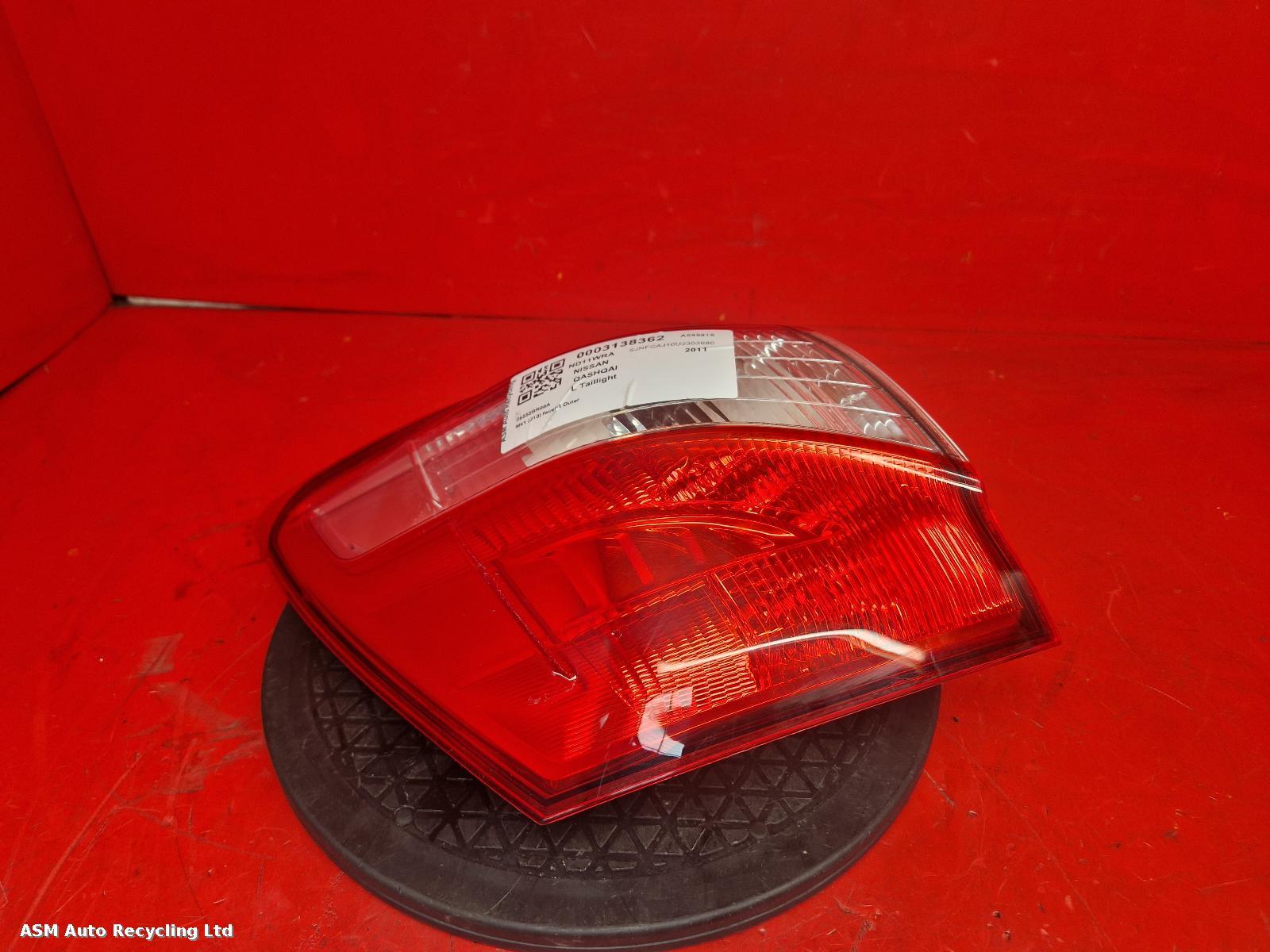 View Auto part L Taillight Nissan Qashqai 2011