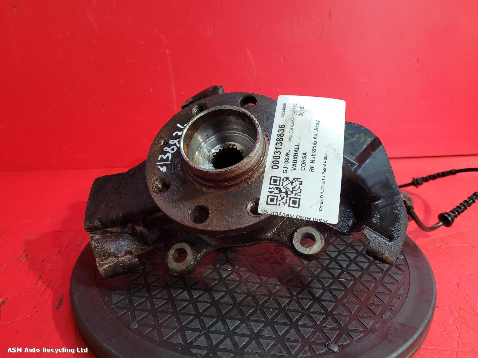 View Auto part RF Hub/Stub Axle Assembly Vauxhall Corsa 2010