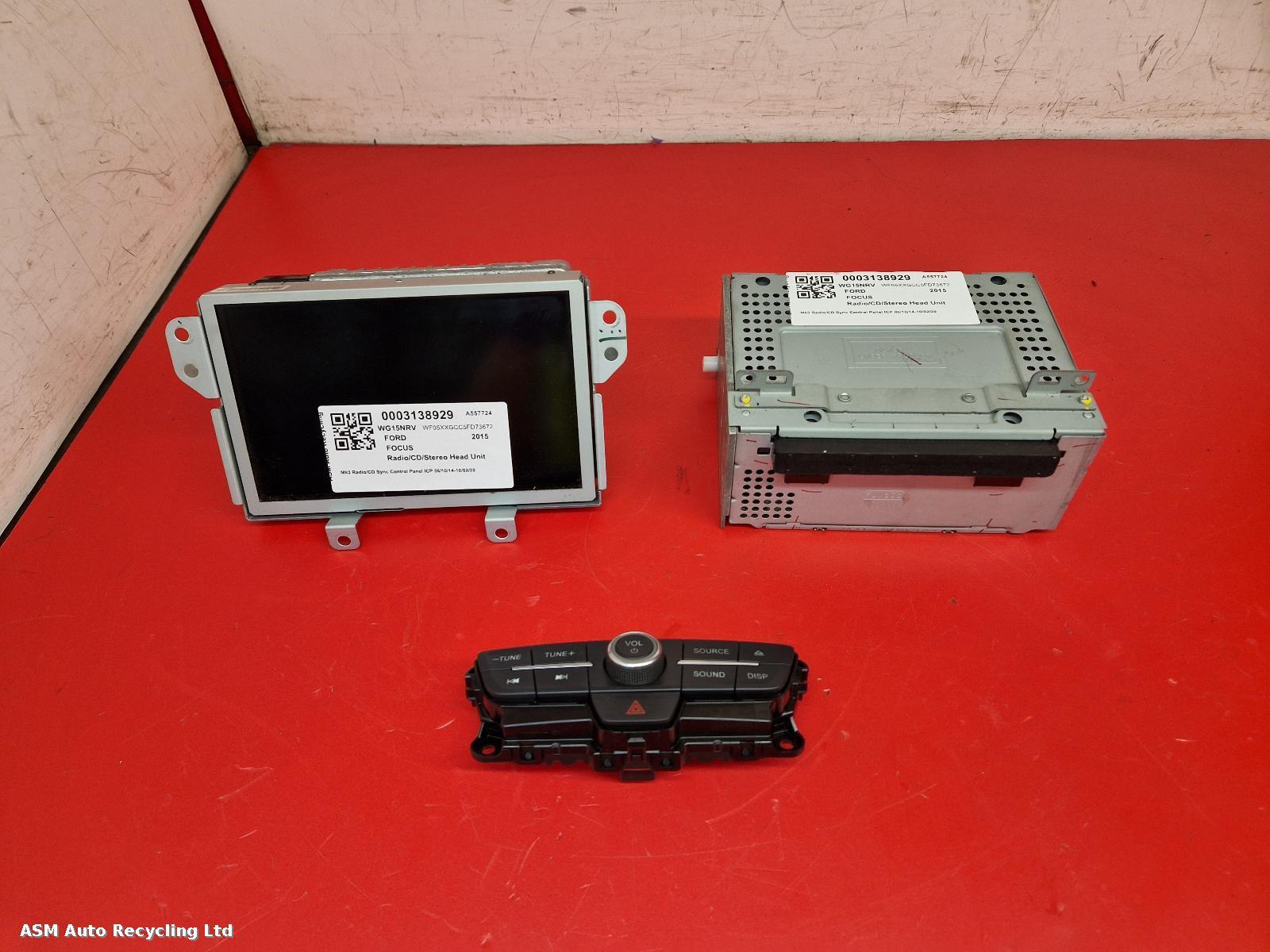 View Auto part A/V Equipment Ford Focus 2015