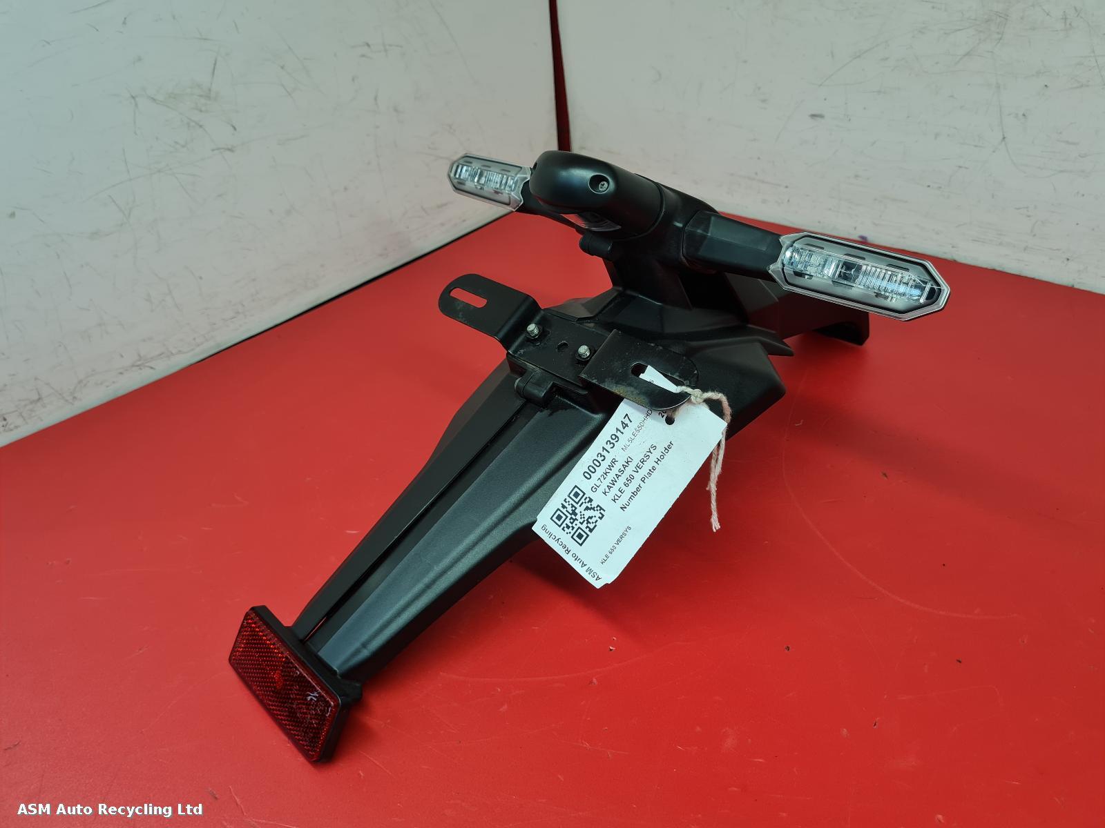 View Auto part Number Plate Holder Kawasaki Kle 650 Versys 2023