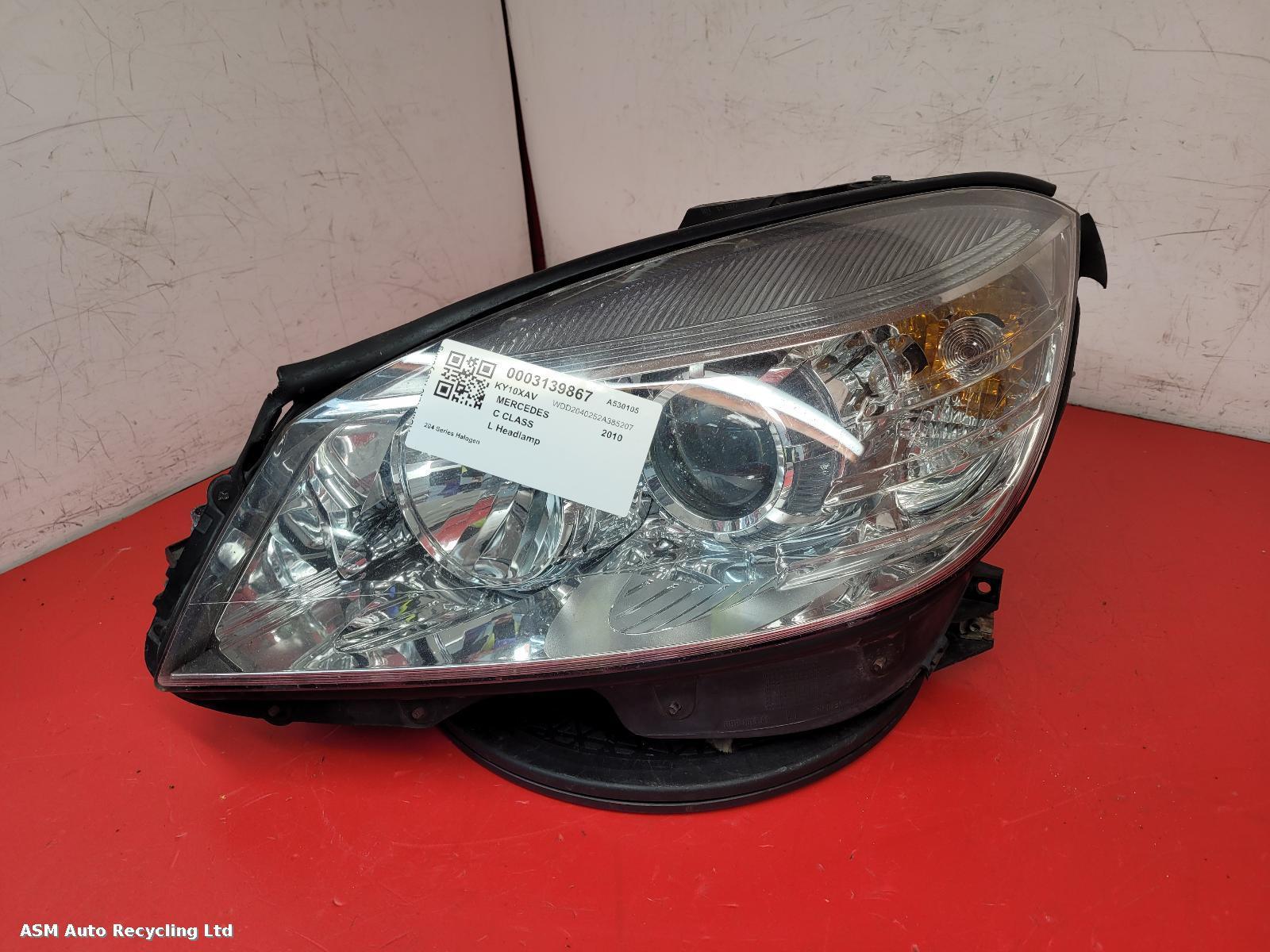View Auto part L Headlamp Mercedes C Class 2010