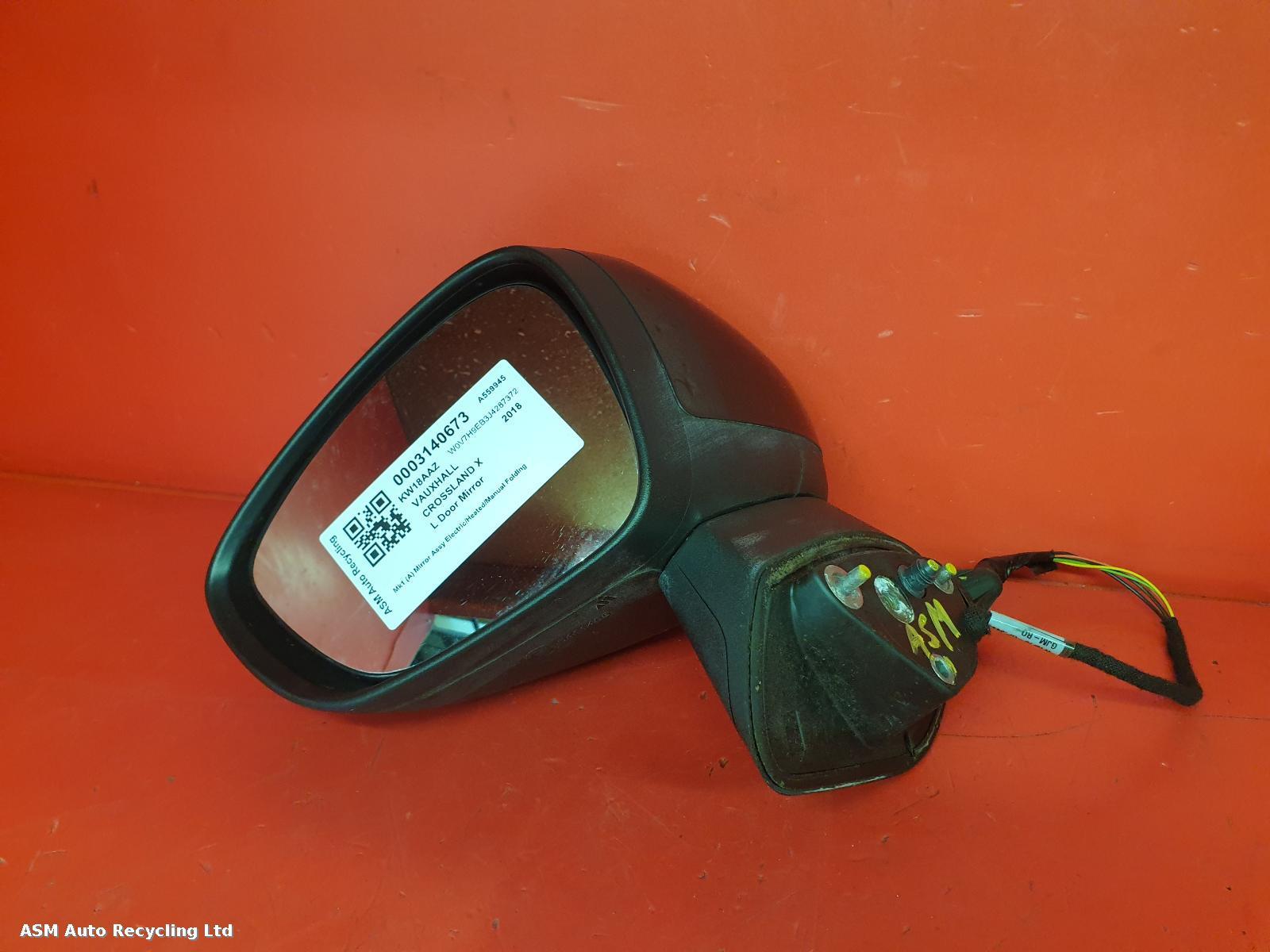 View Auto part L Door Mirror Vauxhall Crossland X 2018