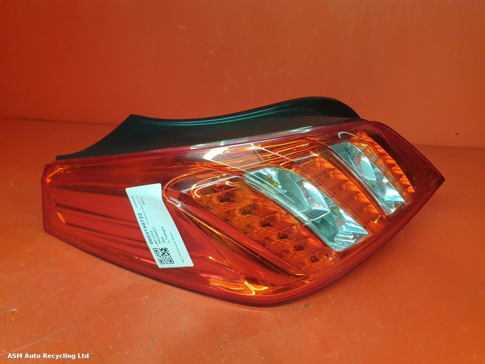 View Auto part L Taillight Peugeot 508 2011