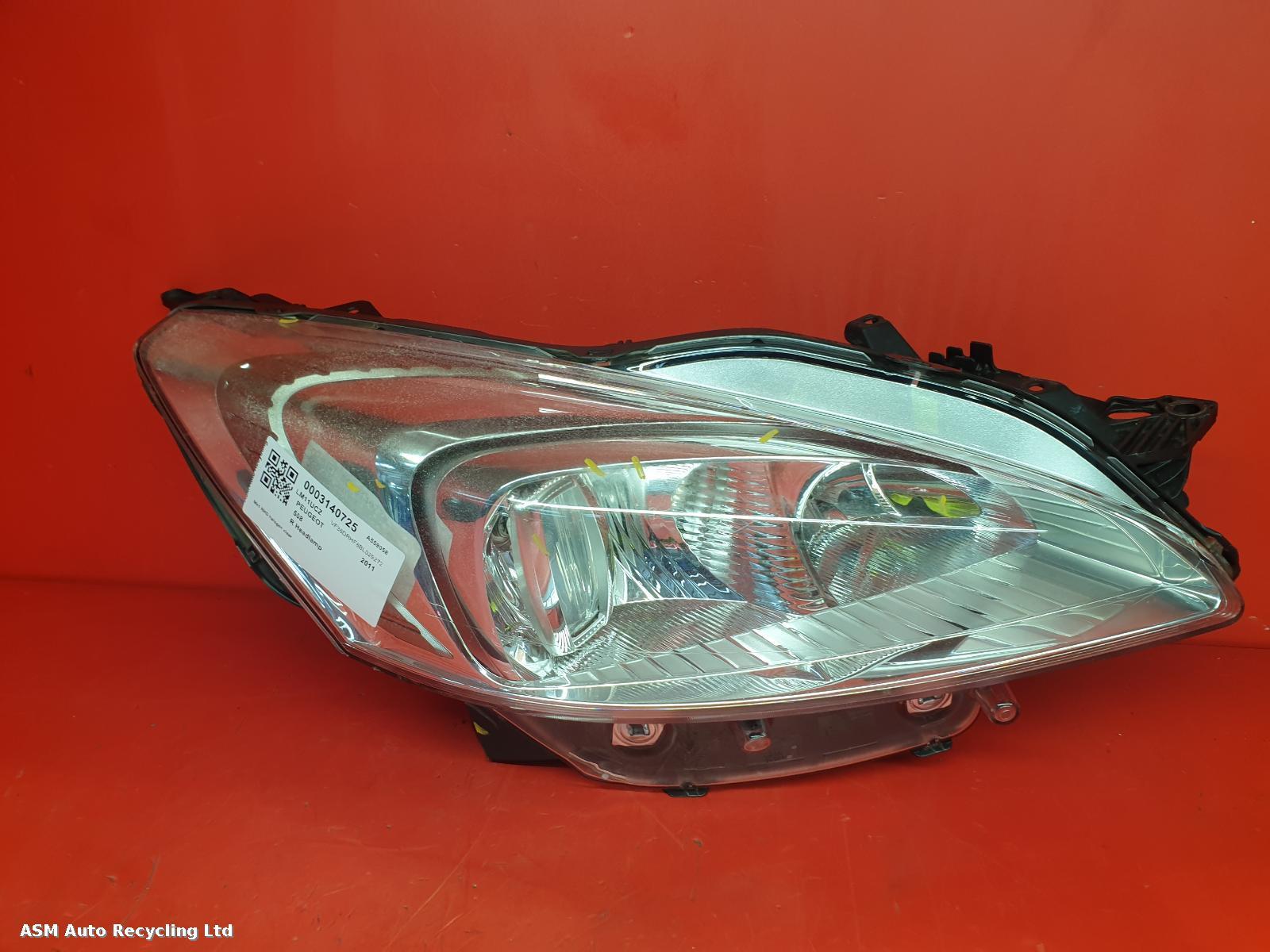 View Auto part R Headlamp Peugeot 508 2011