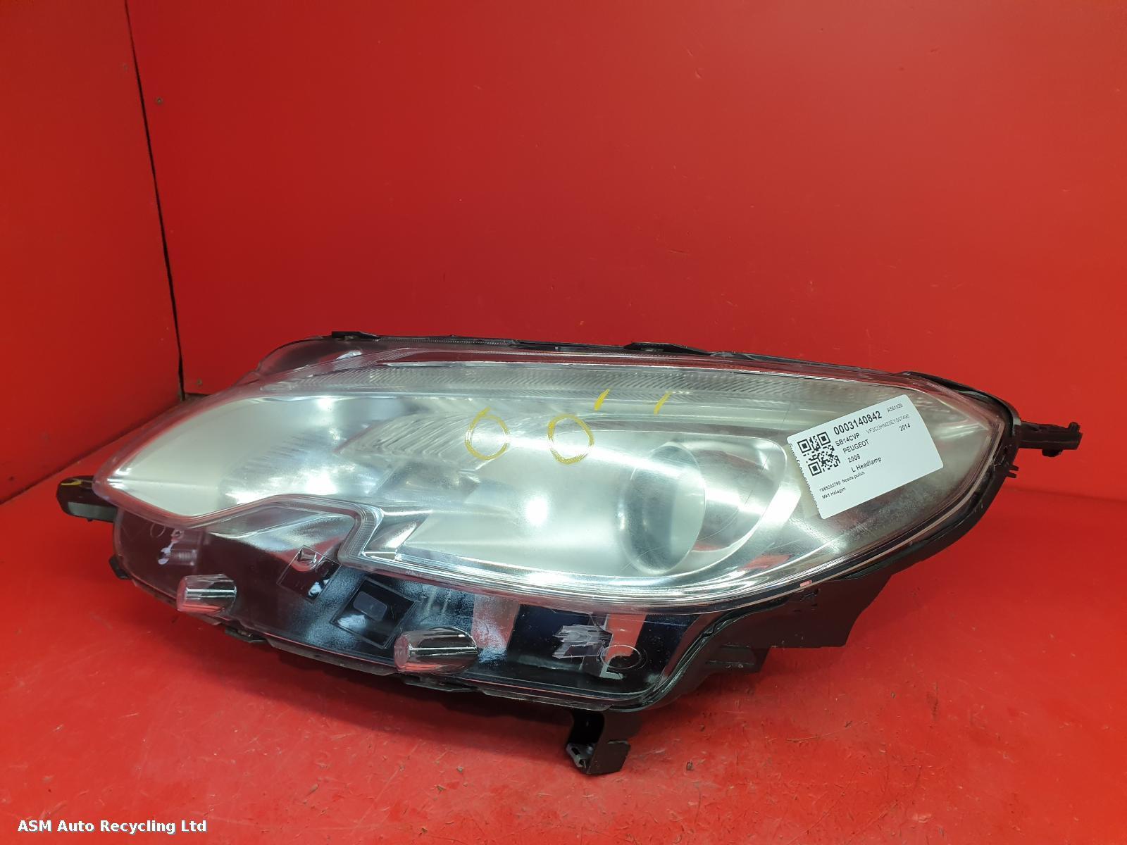 View Auto part L Headlamp Peugeot 2008 2014