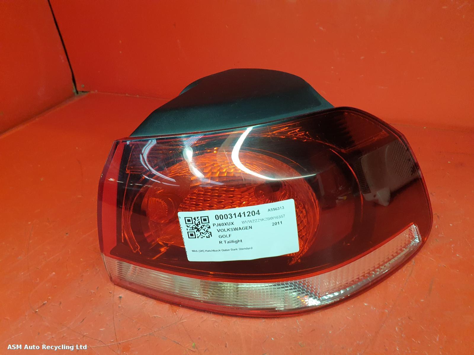 View Auto part R Taillight Volkswagen Golf 2011