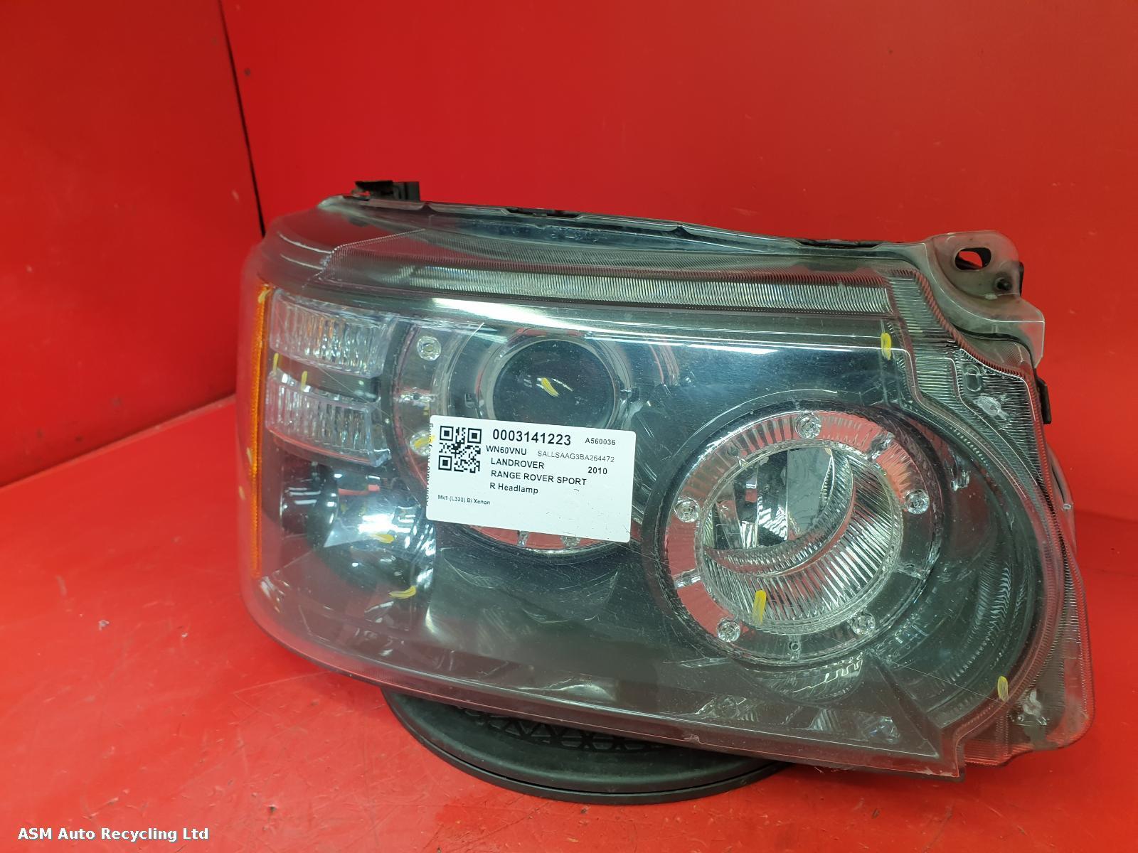 View Auto part R Headlamp Land Rover Range Rover Sport 2010
