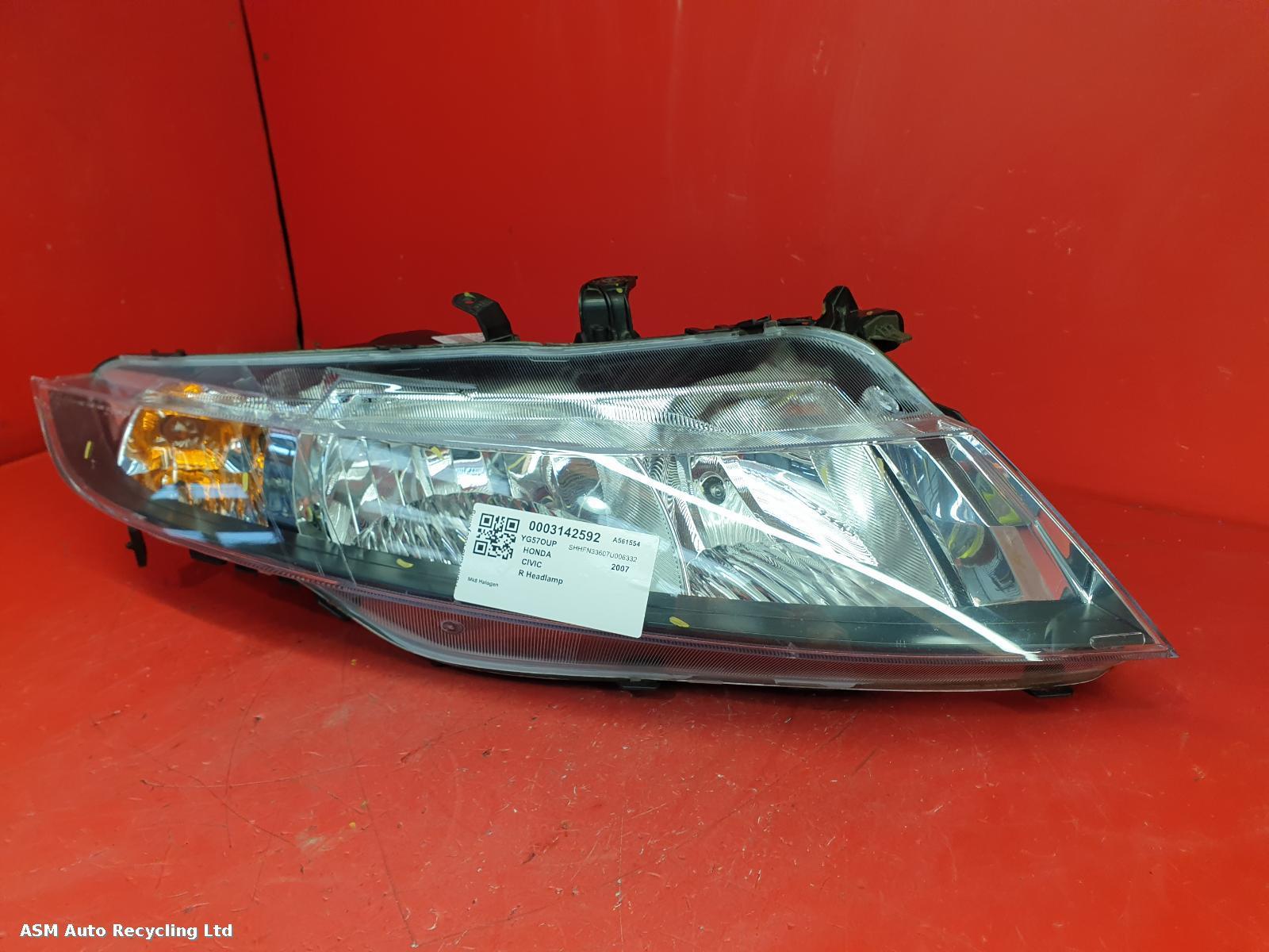 View Auto part R Headlamp Honda Civic 2007