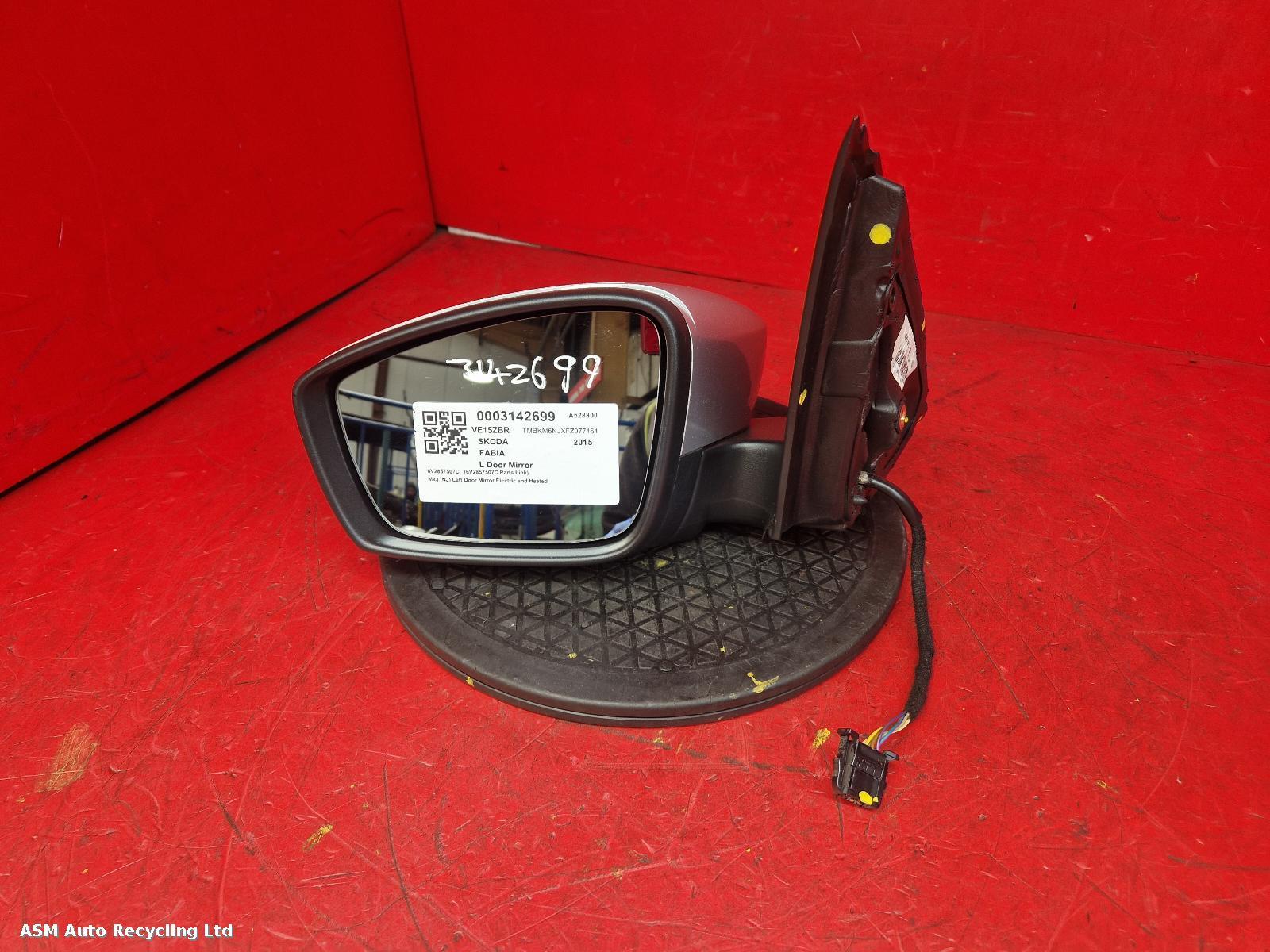 View Auto part L Door Mirror Skoda Fabia 2015