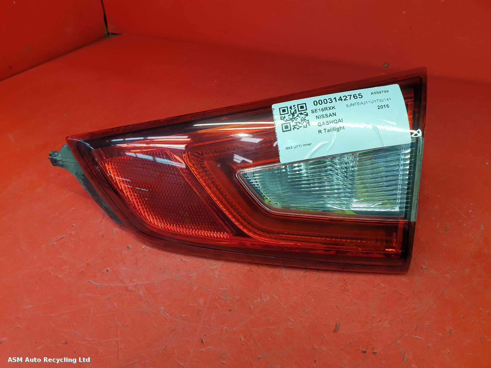 View Auto part R Taillight Nissan Qashqai 2016