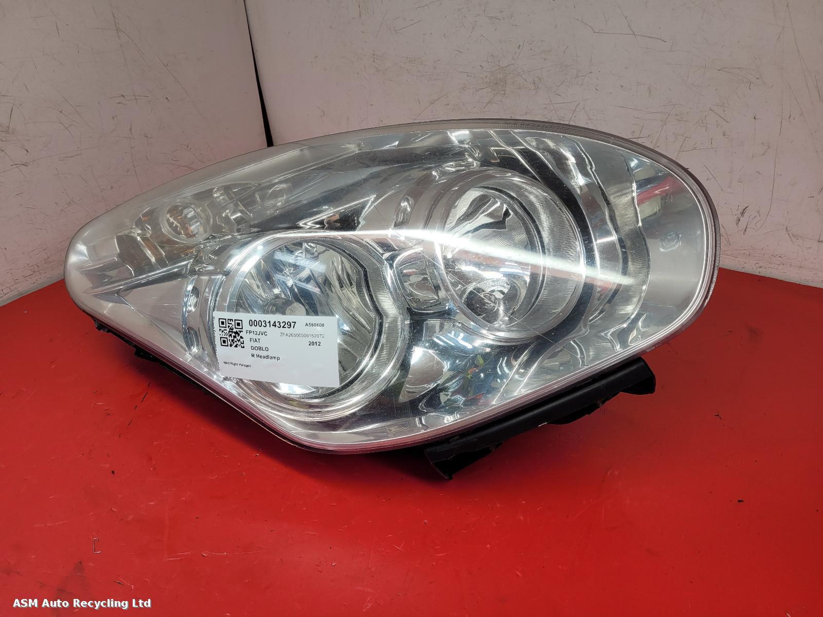 View Auto part R Headlamp Fiat Doblo 2012