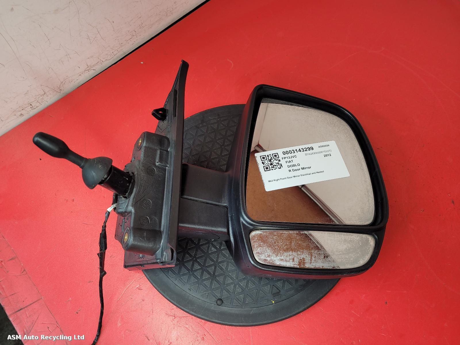 View Auto part R Door Mirror Fiat Doblo 2012