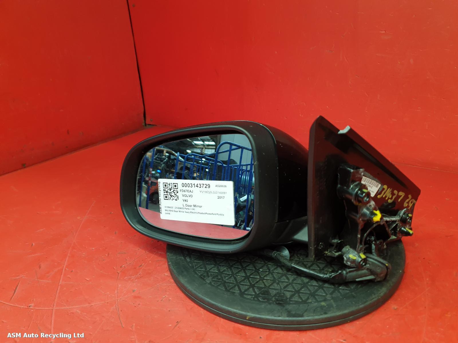 View Auto part L Door Mirror Volvo V40 2017