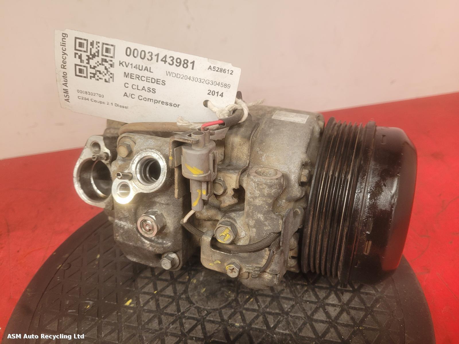 View Auto part Compressor Mercedes C Class 2014