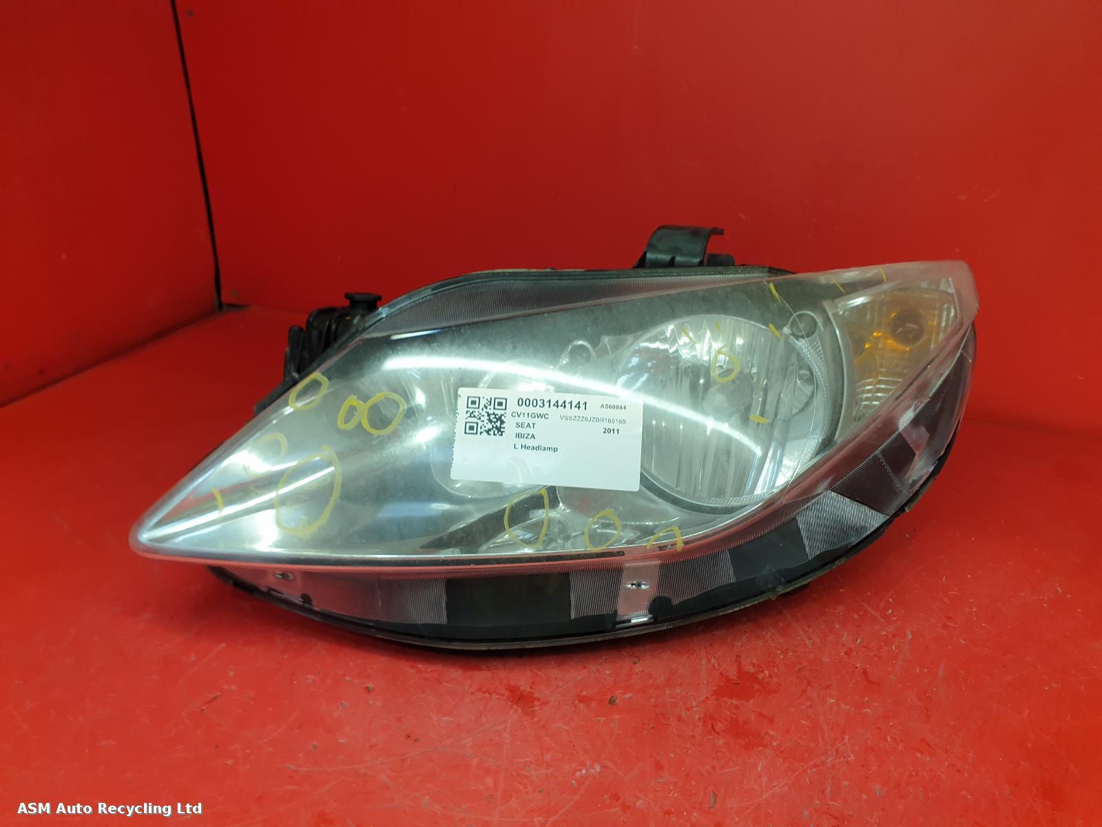 View Auto part L Headlamp Seat Ibiza 2011
