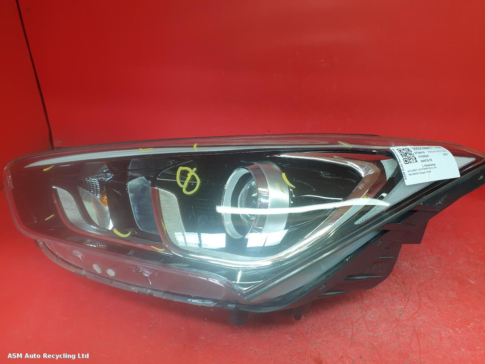 View Auto part L Headlamp Hyundai Santa Fe 2016