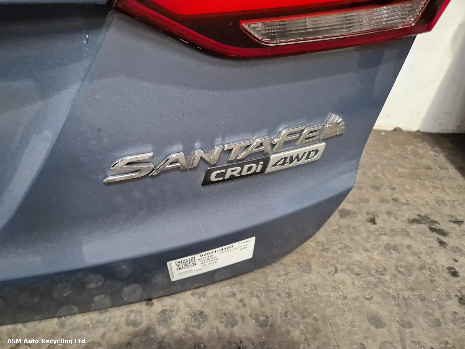 View Auto part Bootlid/Tailgate Hyundai Santa Fe 2016