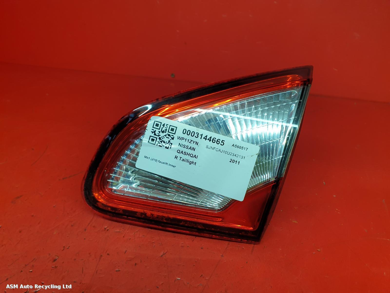 View Auto part R Taillight Nissan Qashqai 2011