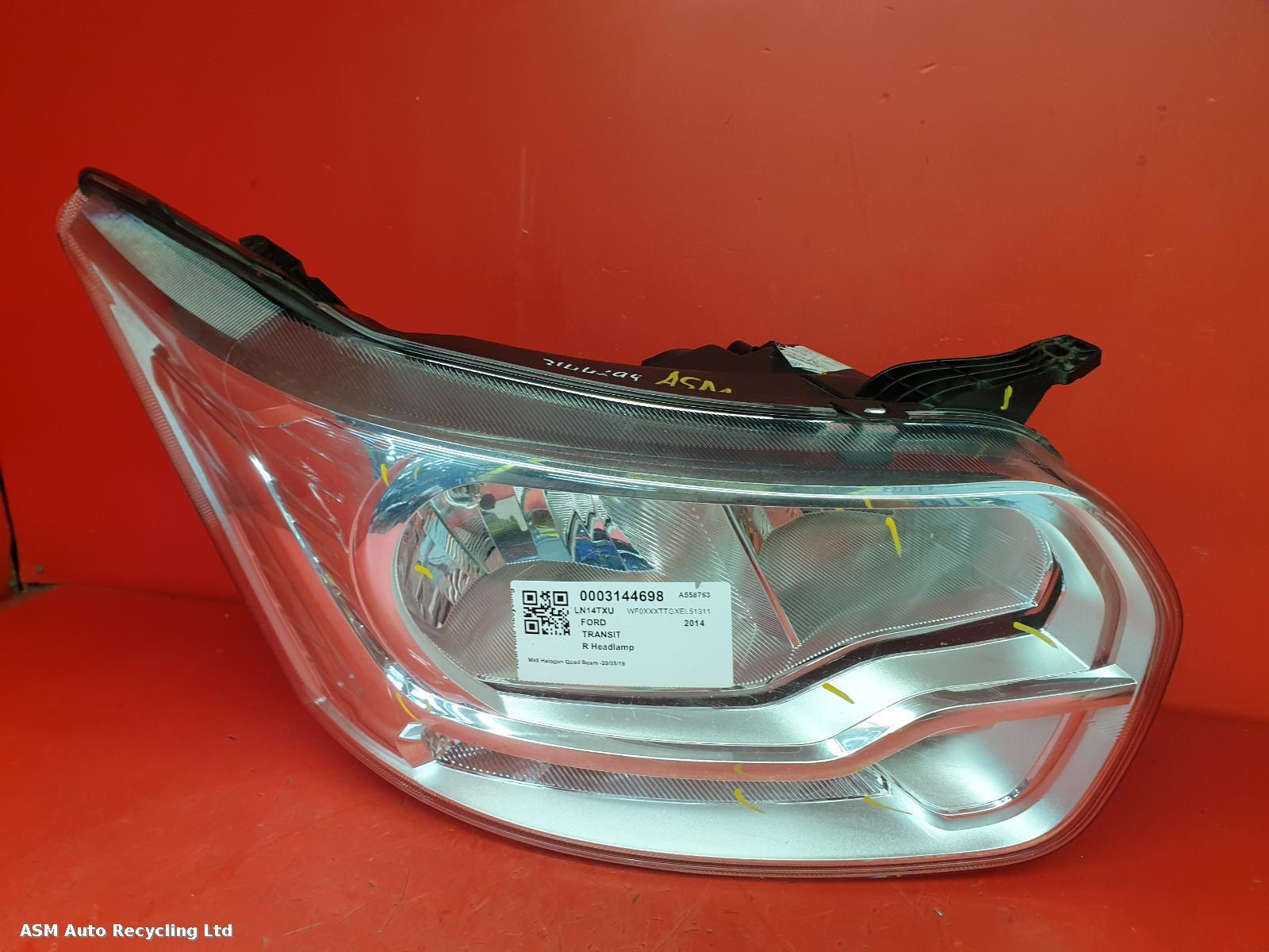 View Auto part R Headlamp Ford Transit 2014