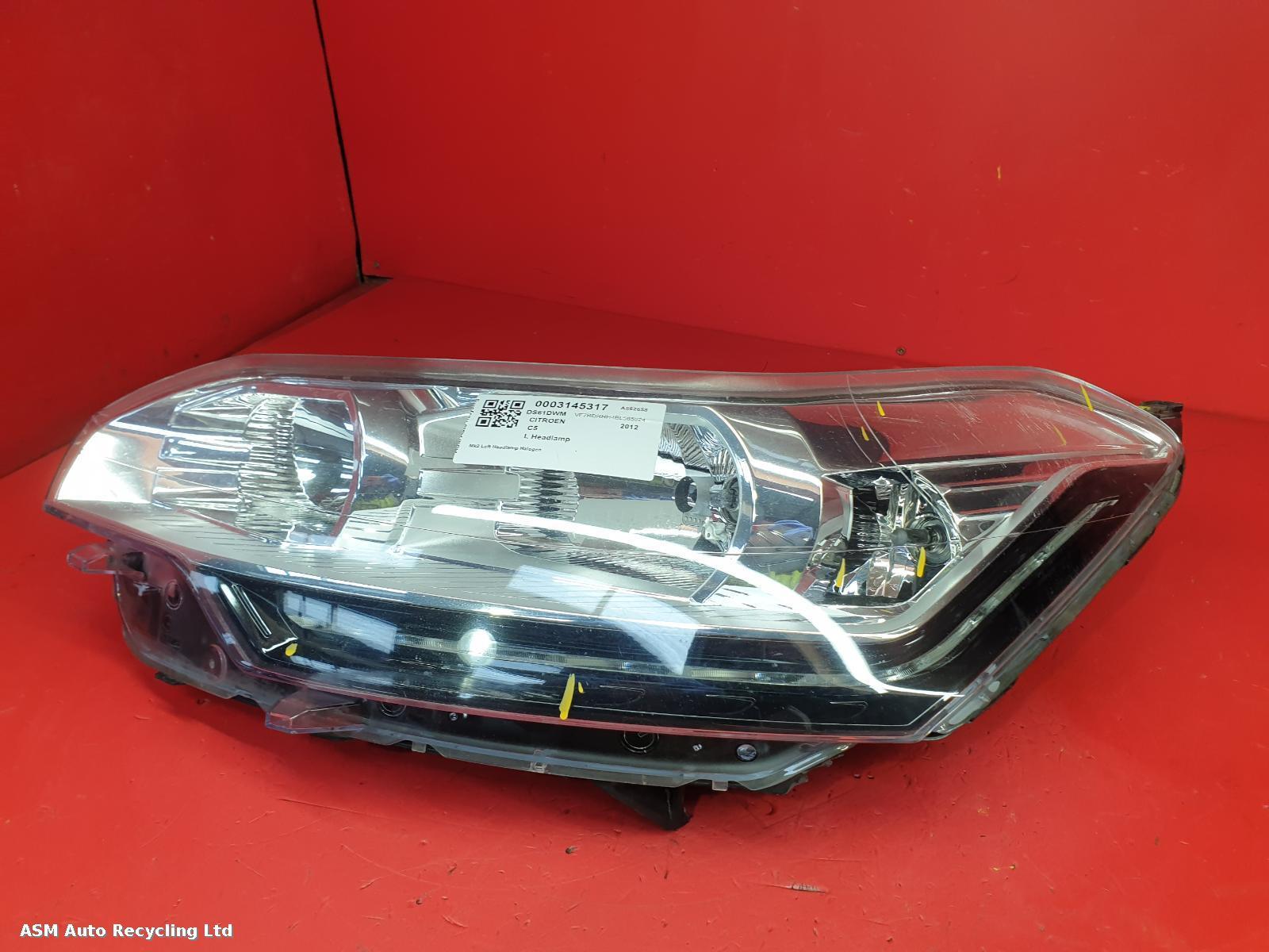 View Auto part L Headlamp Citroen C5 2012