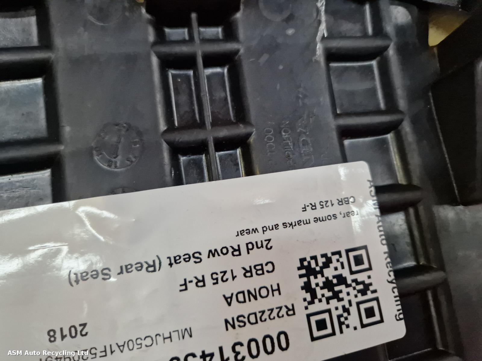View Auto part 2nd Seat (Rear Seat) Honda Cbr 125 R-f 2018