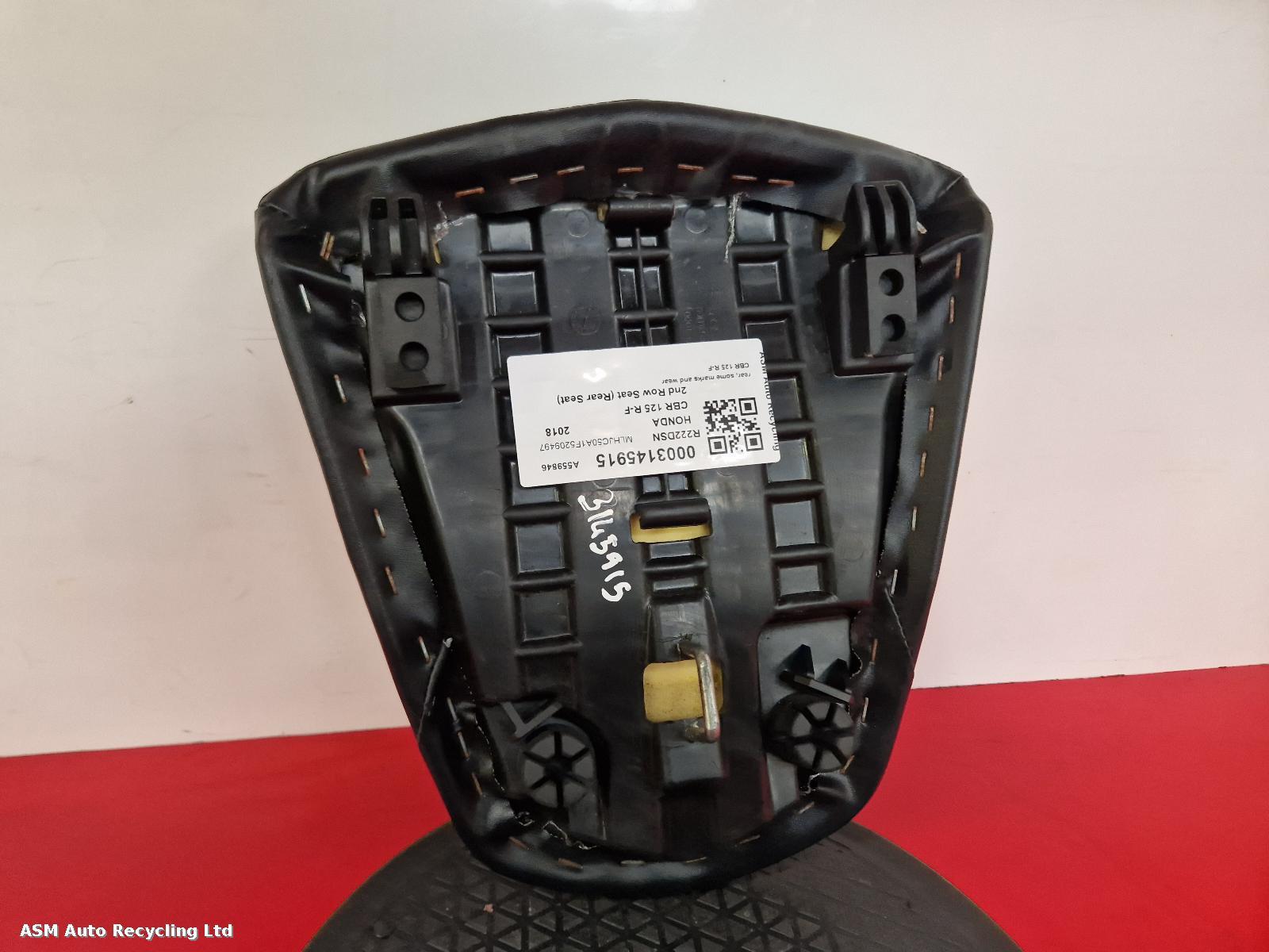 View Auto part 2nd Seat (Rear Seat) Honda Cbr 125 R-f 2018