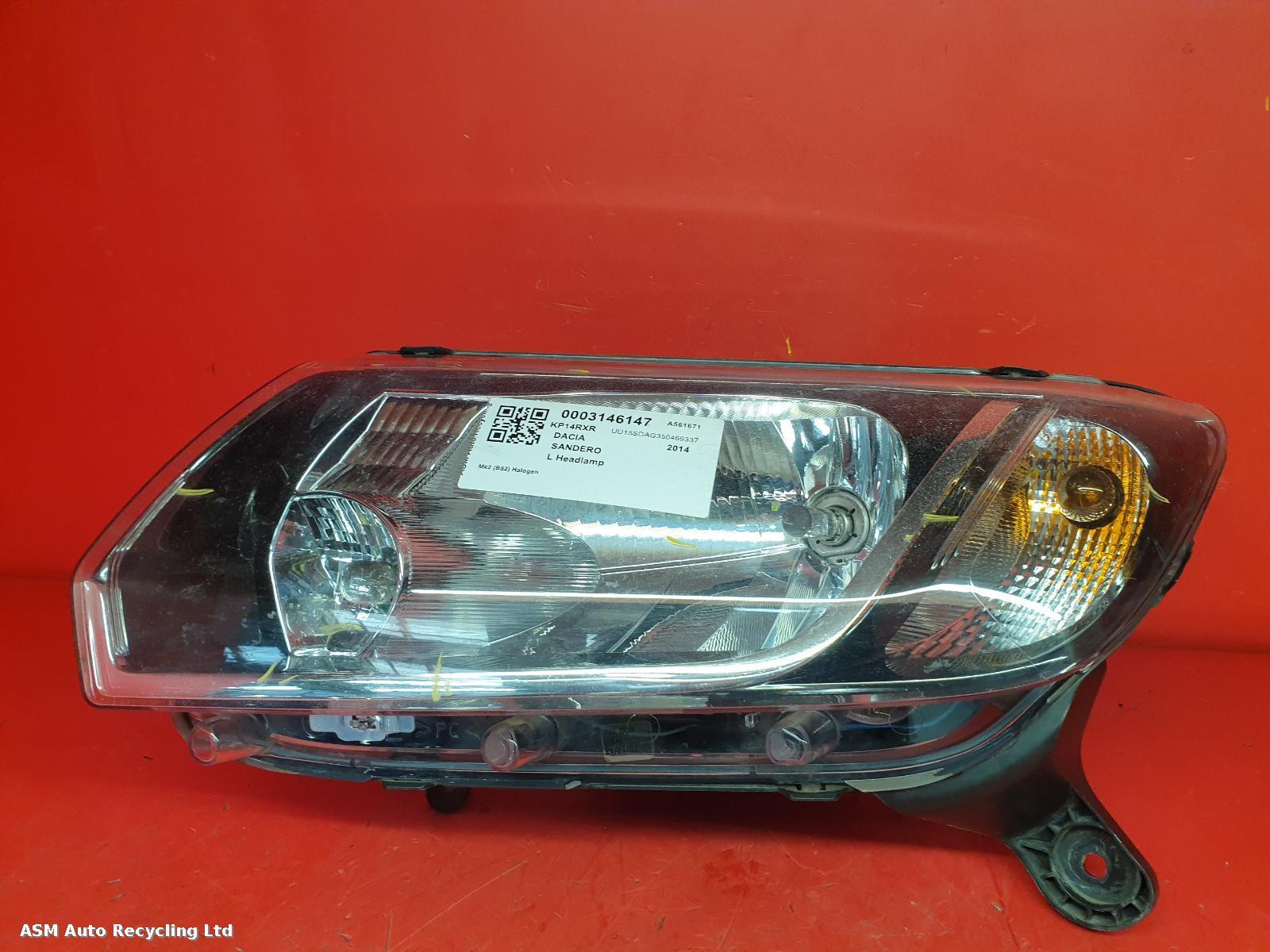 View Auto part L Headlamp Dacia Sandero 2014