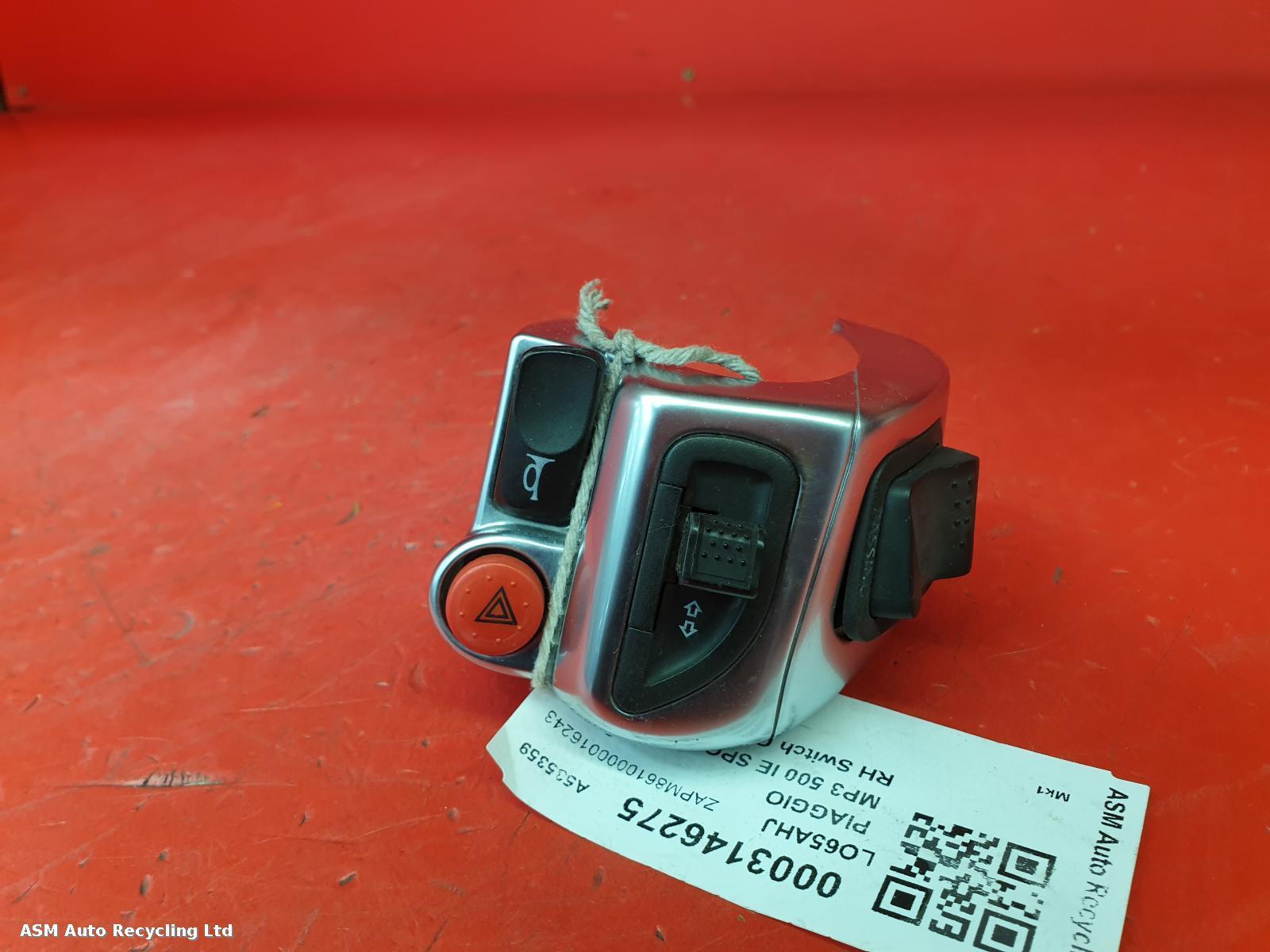View Auto part LH Switch Gear Piaggio Mp3 500 Ie Sport 2016