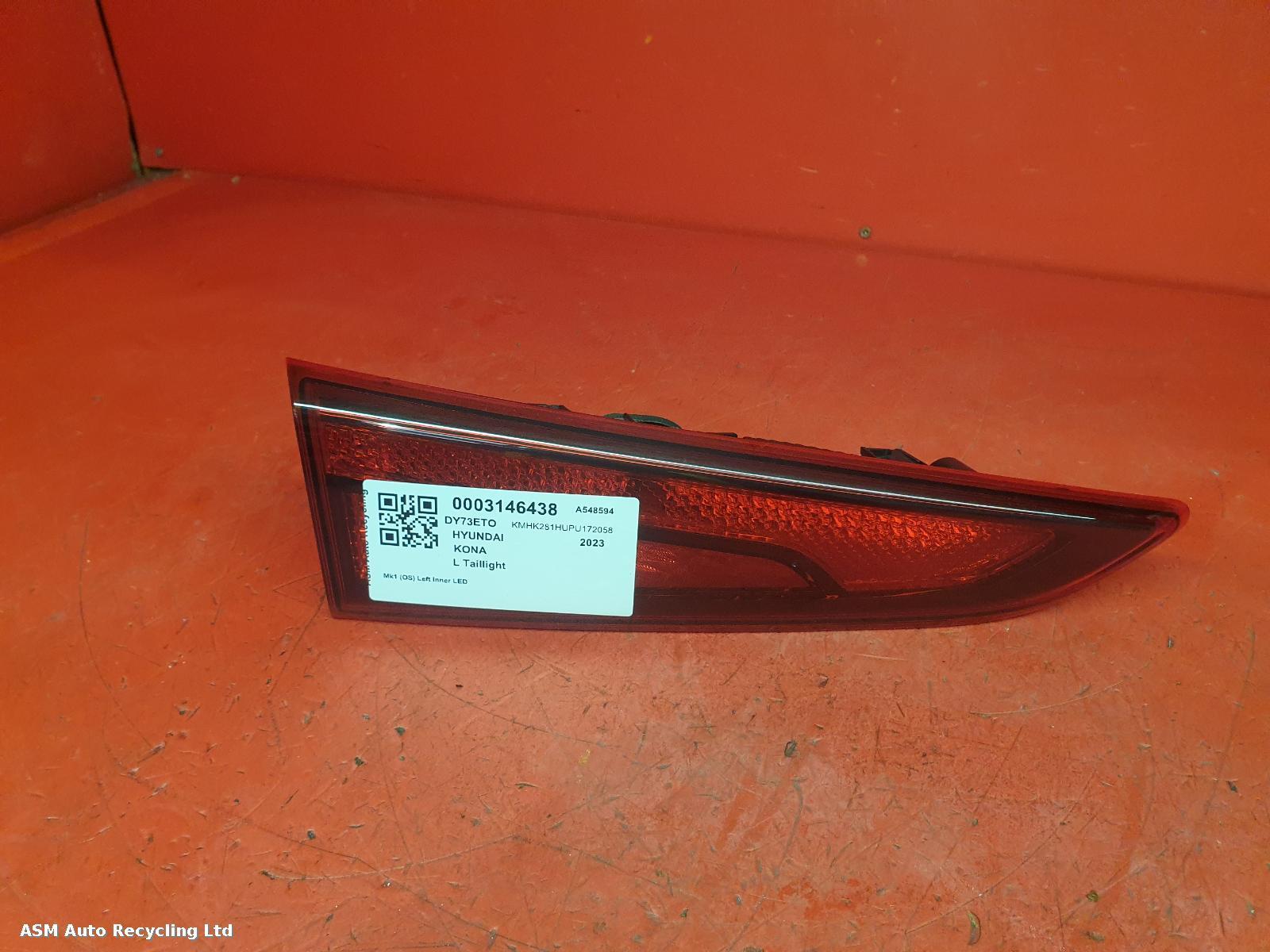 View Auto part L Taillight Hyundai Kona 2023