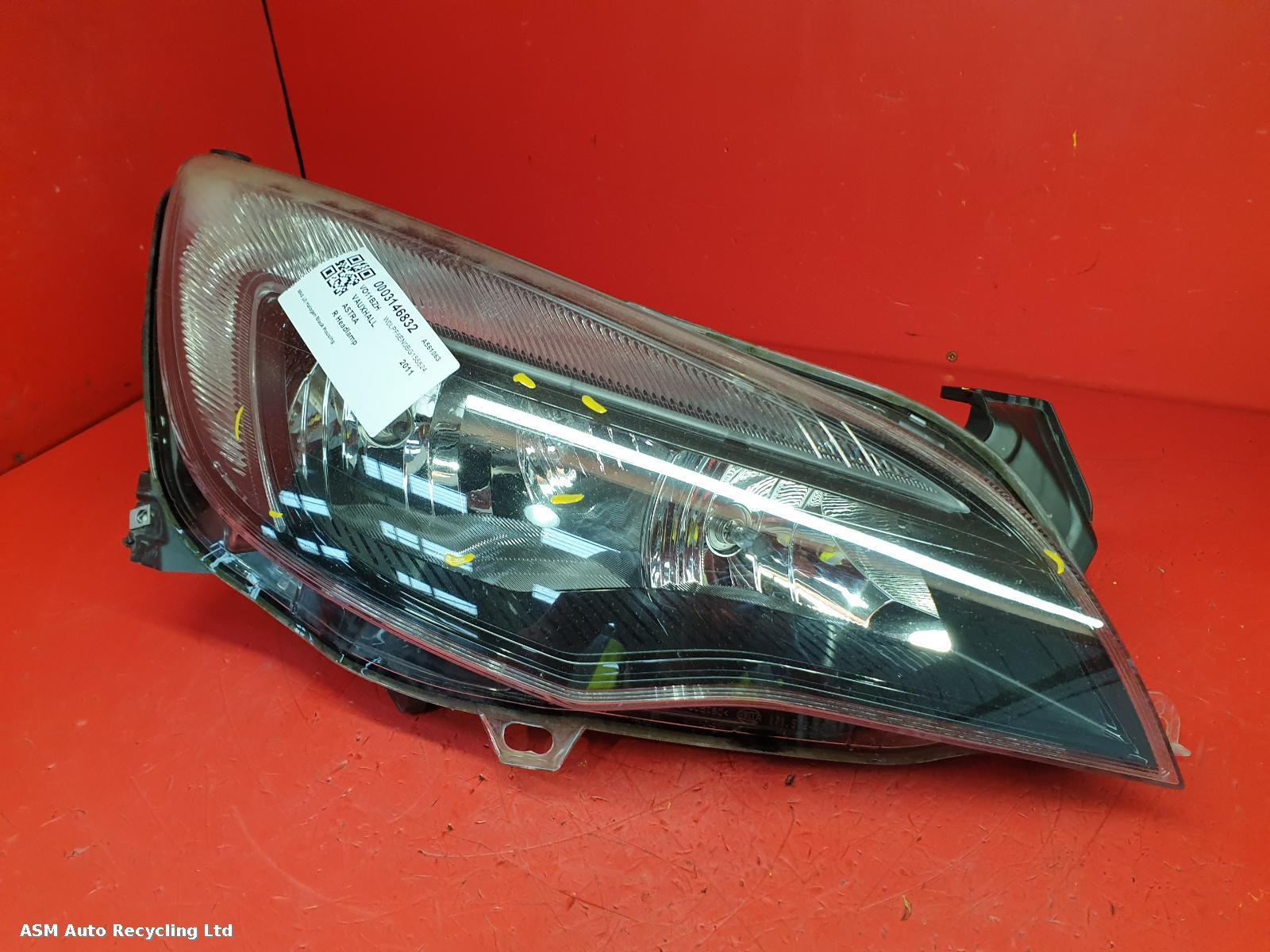 View Auto part R Headlamp Vauxhall Astra 2011