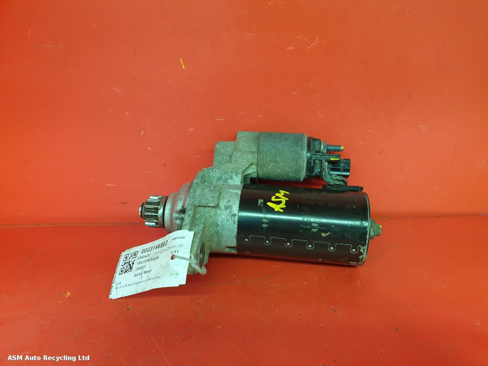 View Auto part Starter Motor Volkswagen Caddy 2011