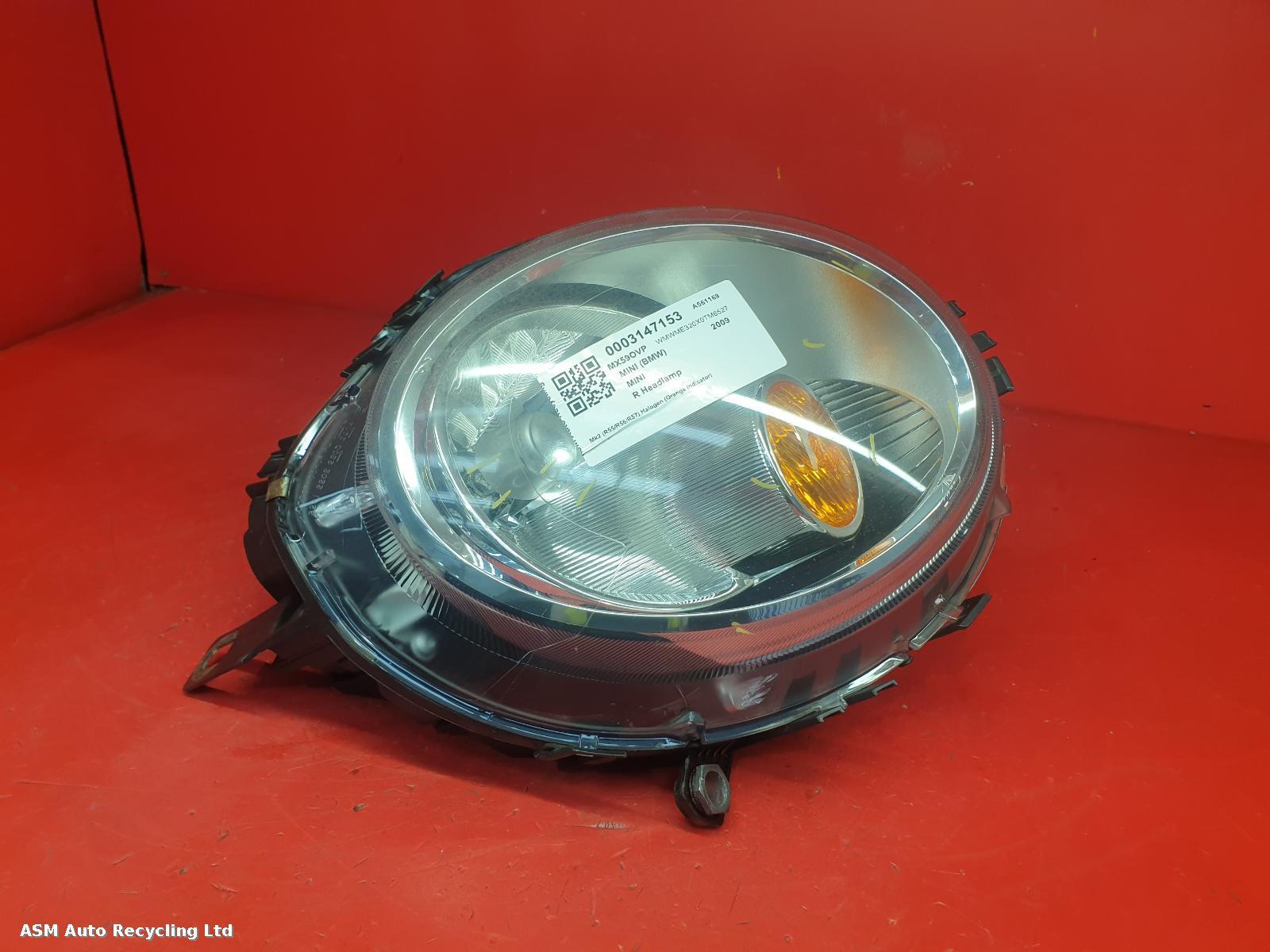 View Auto part R Headlamp Mini (bmw) Mini 2009