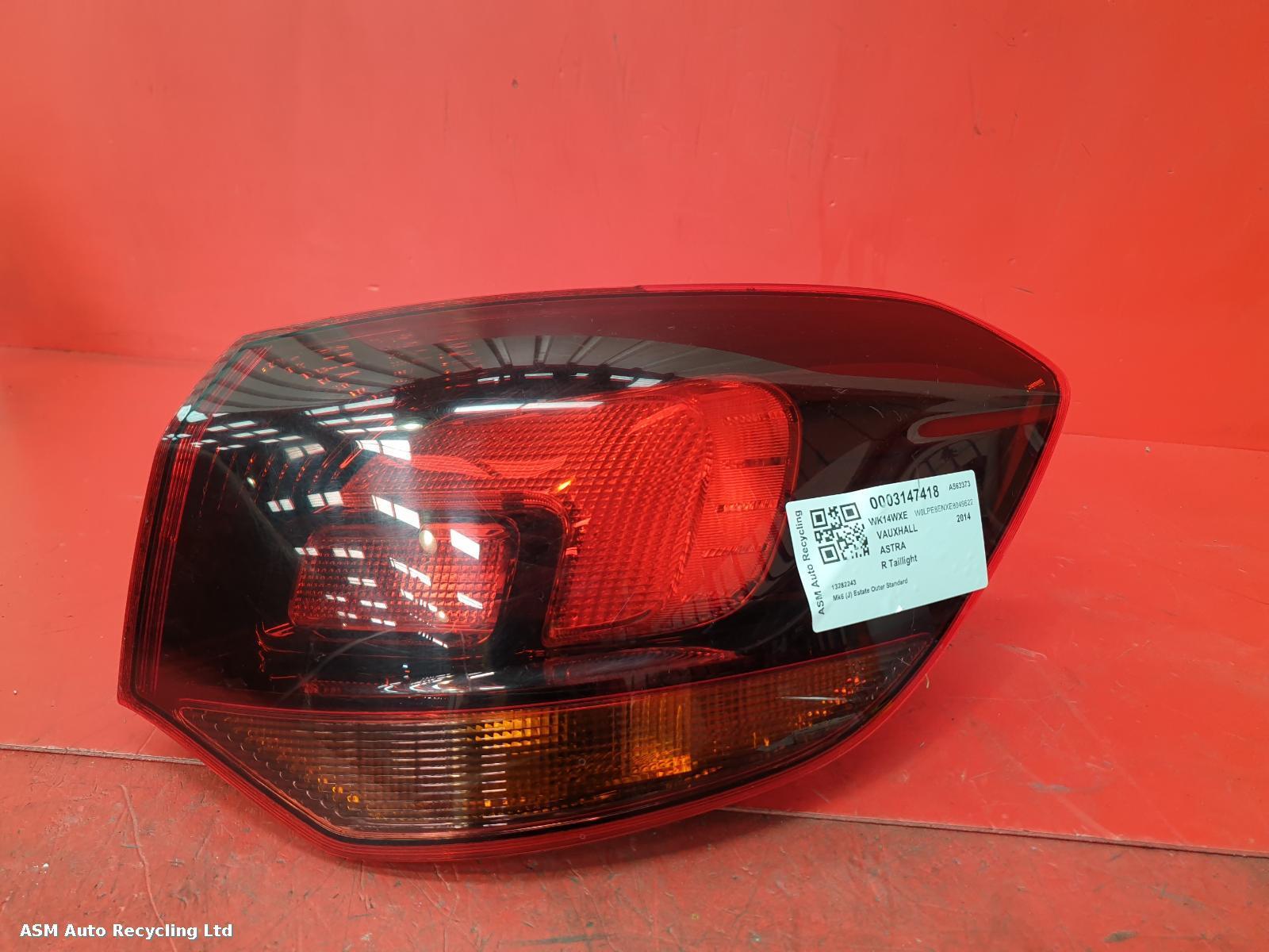 View Auto part R Taillight Vauxhall Astra 2014