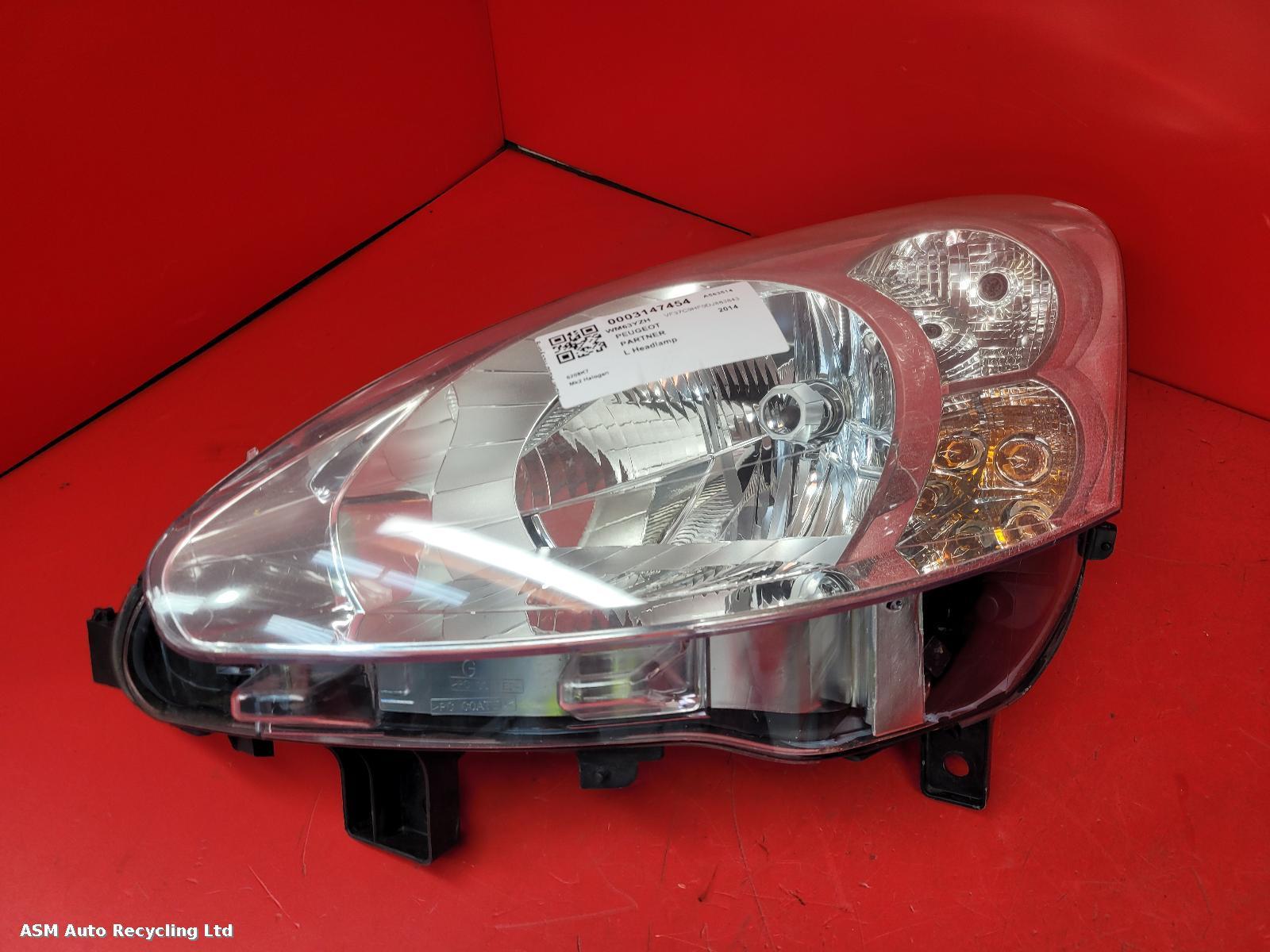 View Auto part L Headlamp Peugeot Partner 2014