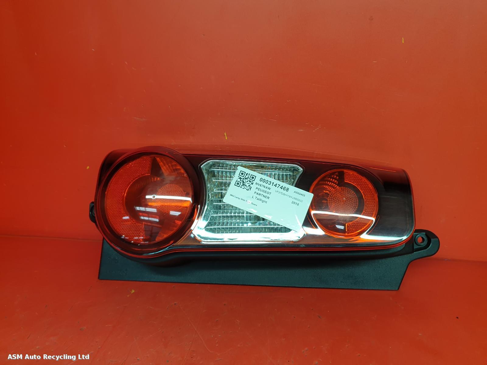 View Auto part L Taillight Peugeot Partner 2018