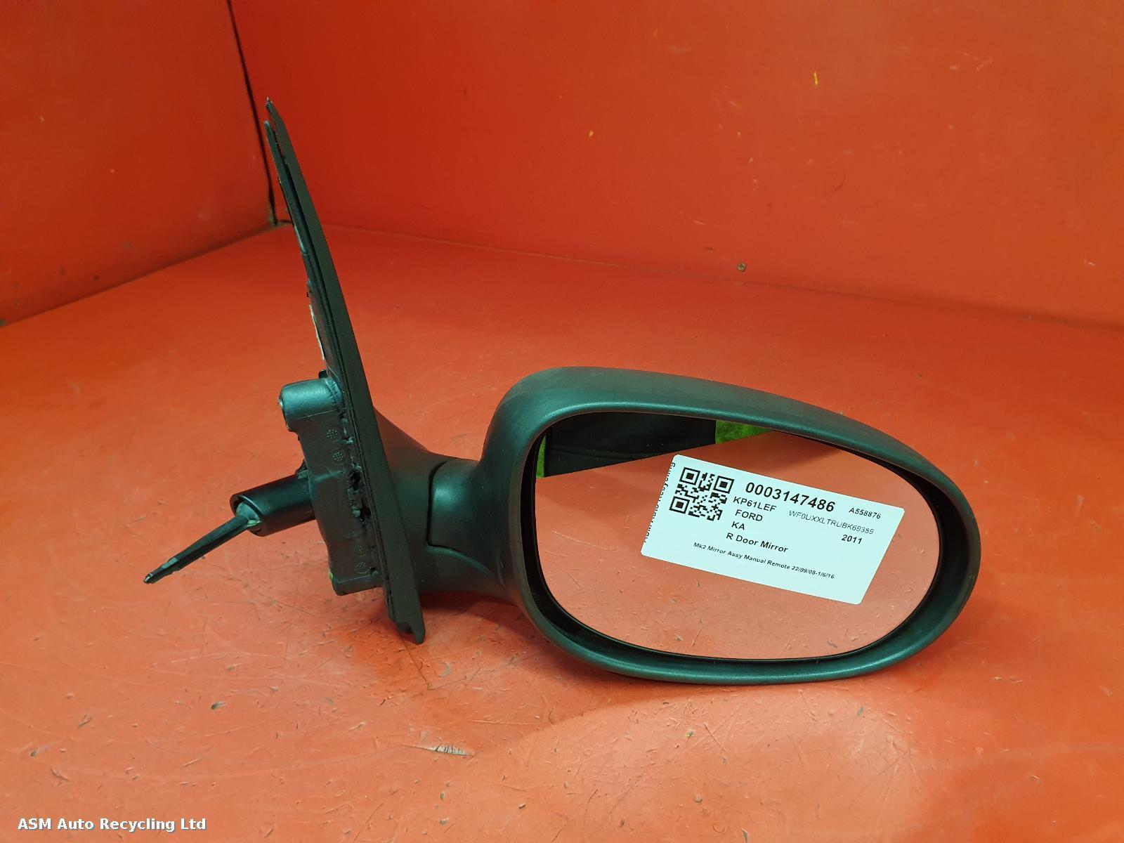 View Auto part R Door Mirror Ford Ka 2011