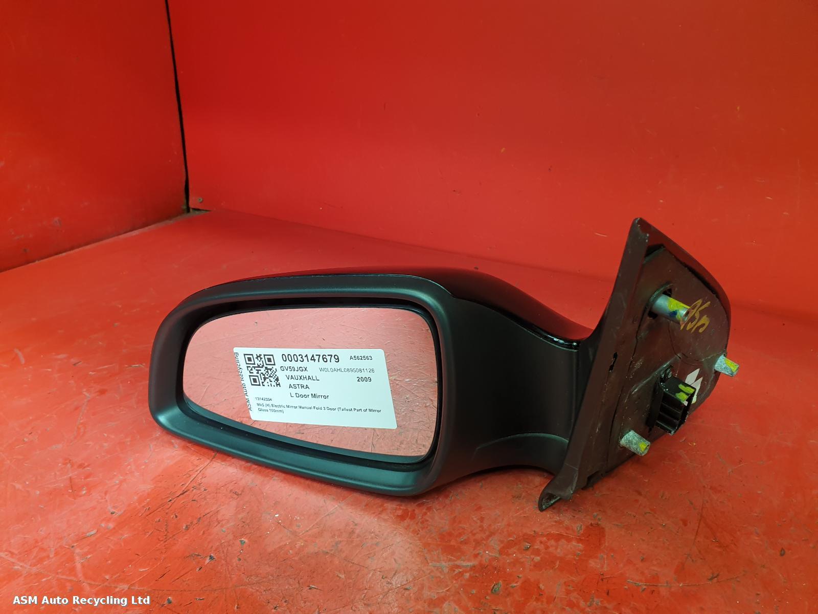 View Auto part L Door Mirror Vauxhall Astra 2009