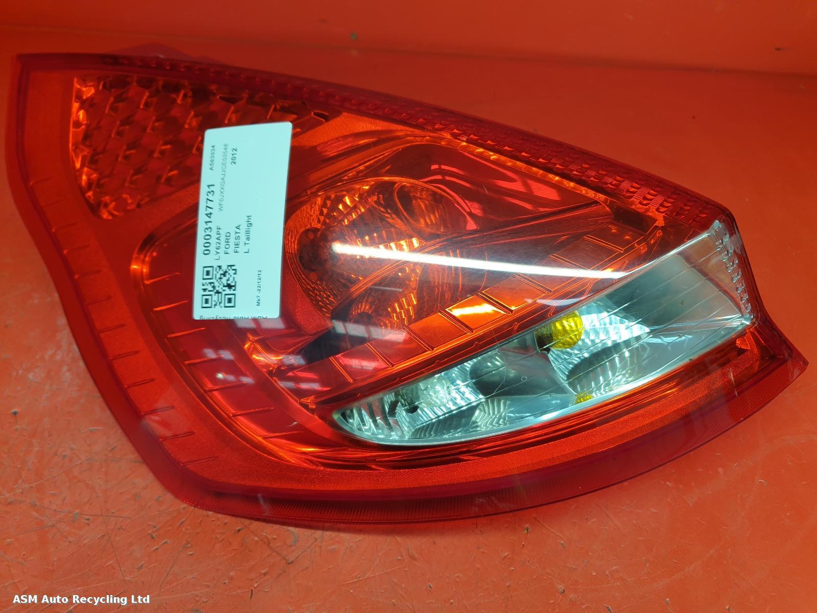 View Auto part L Taillight Ford Fiesta 2012