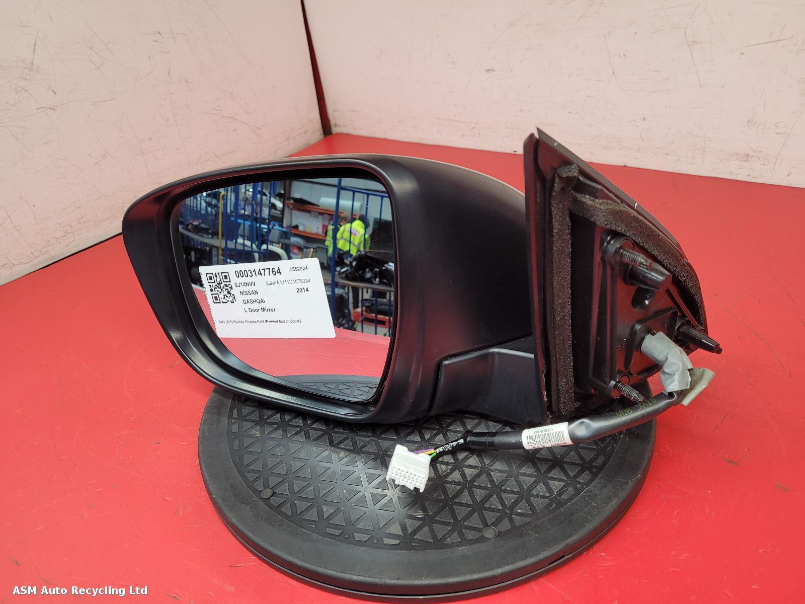 View Auto part L Door Mirror Nissan Qashqai 2014