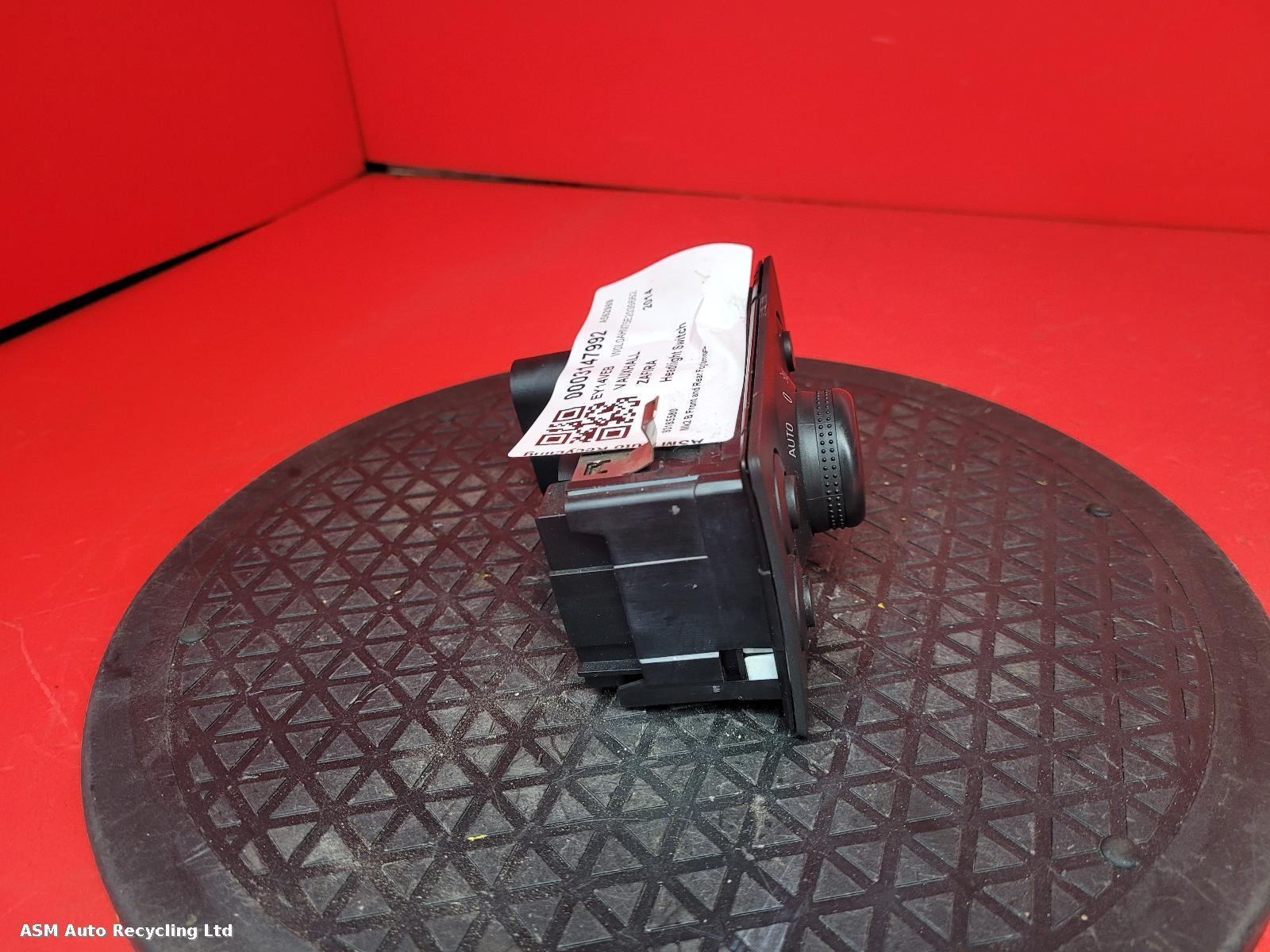 View Auto part Headlight Switch Vauxhall Zafira 2014
