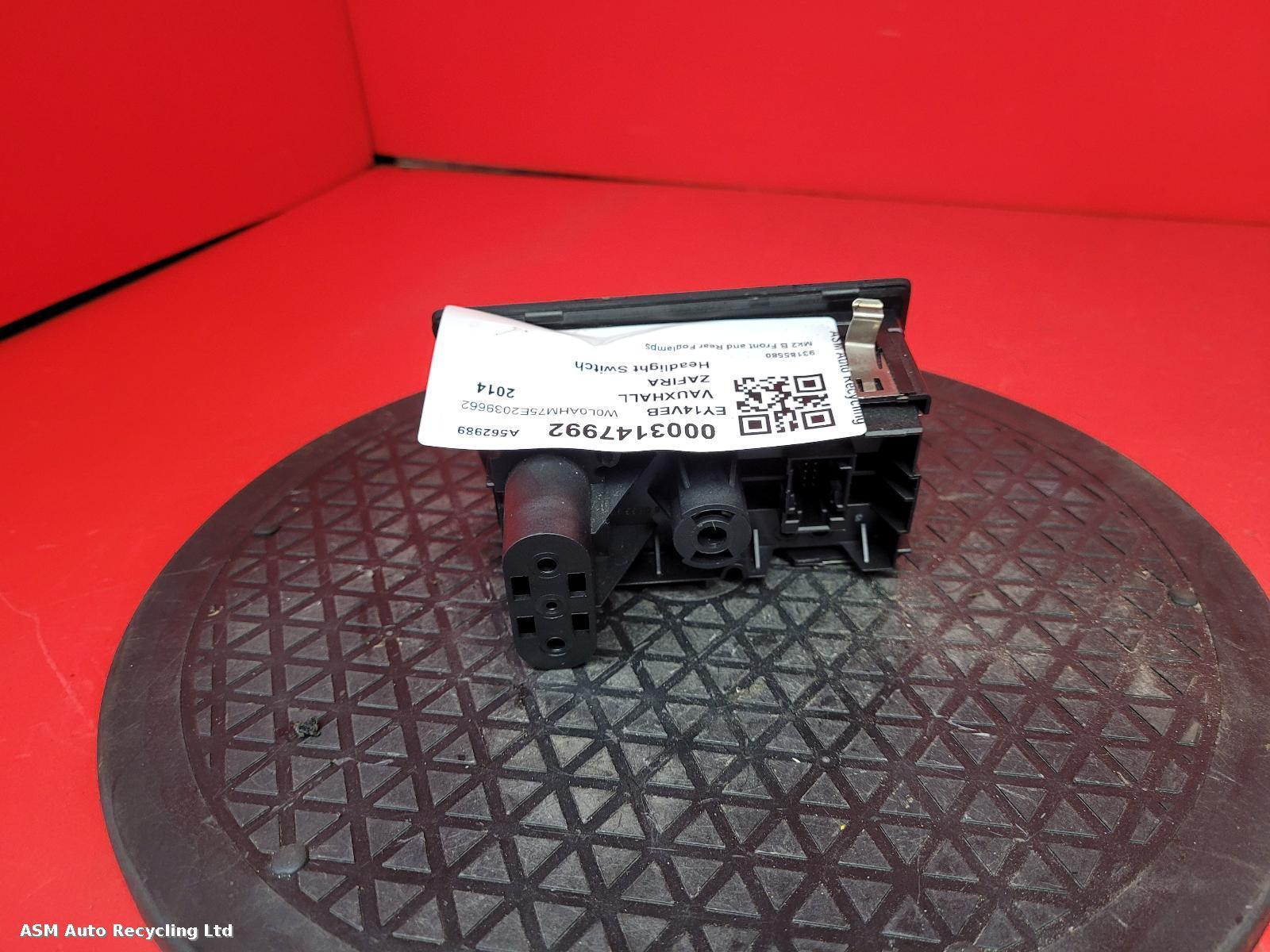 View Auto part Headlight Switch Vauxhall Zafira 2014