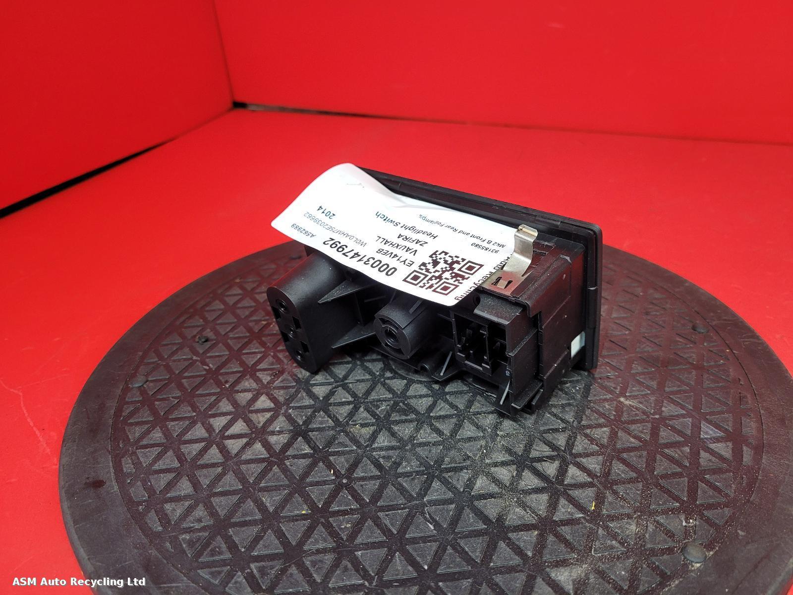 View Auto part Headlight Switch Vauxhall Zafira 2014