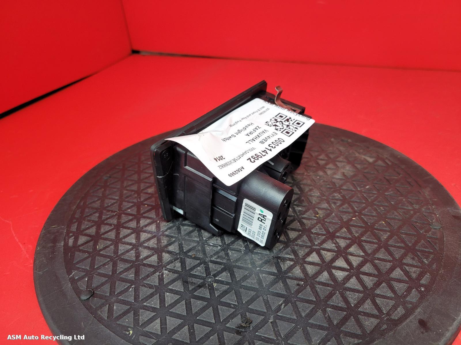 View Auto part Headlight Switch Vauxhall Zafira 2014
