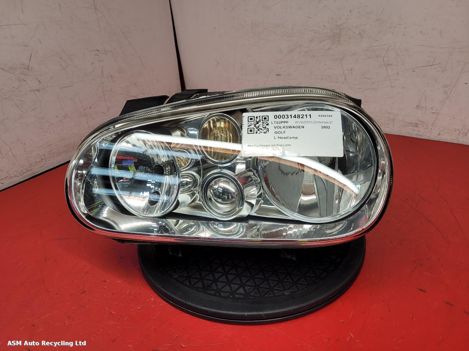 View Auto part L Headlamp Volkswagen Golf 2002