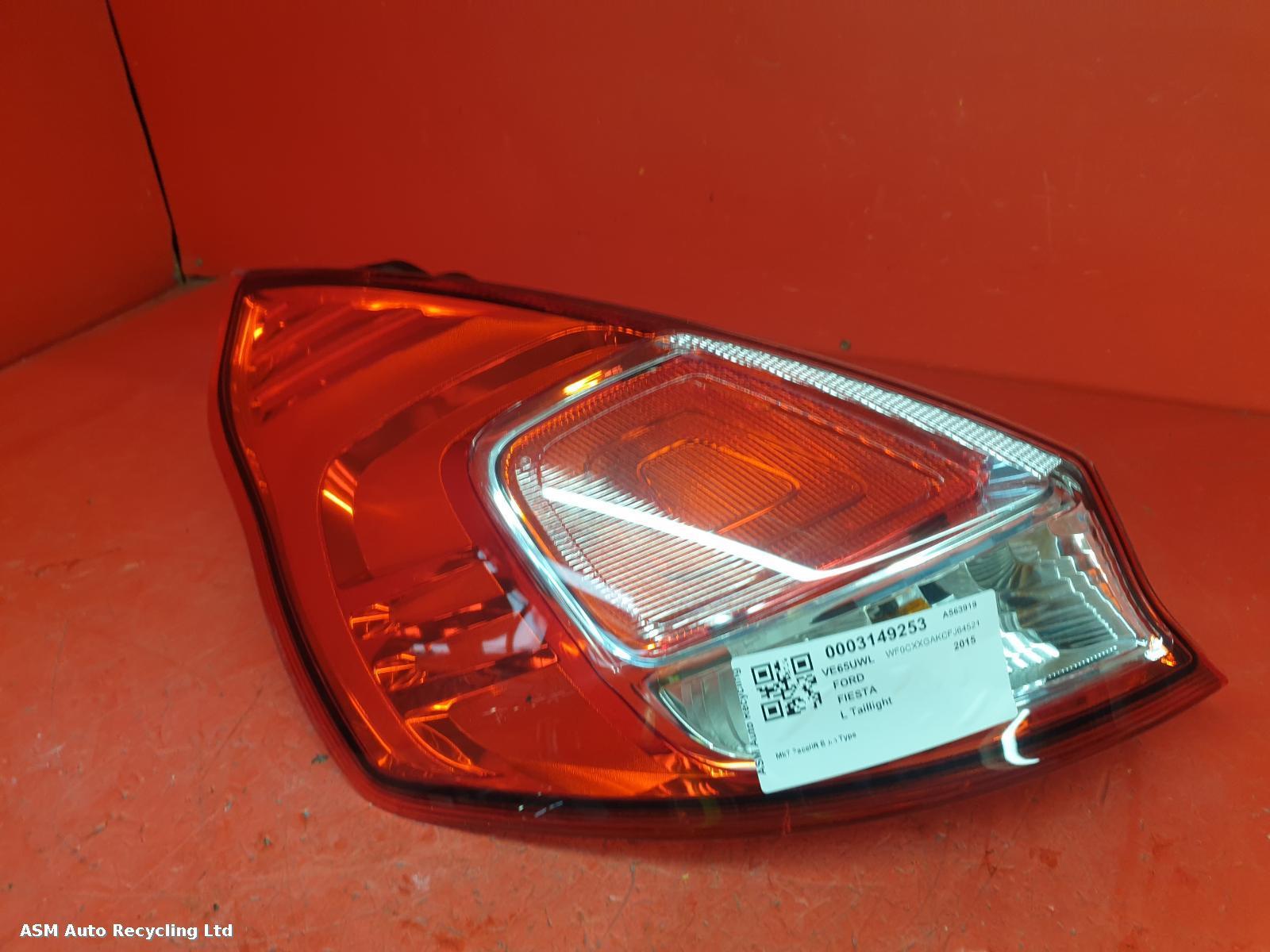 View Auto part L Taillight Ford Fiesta 2015