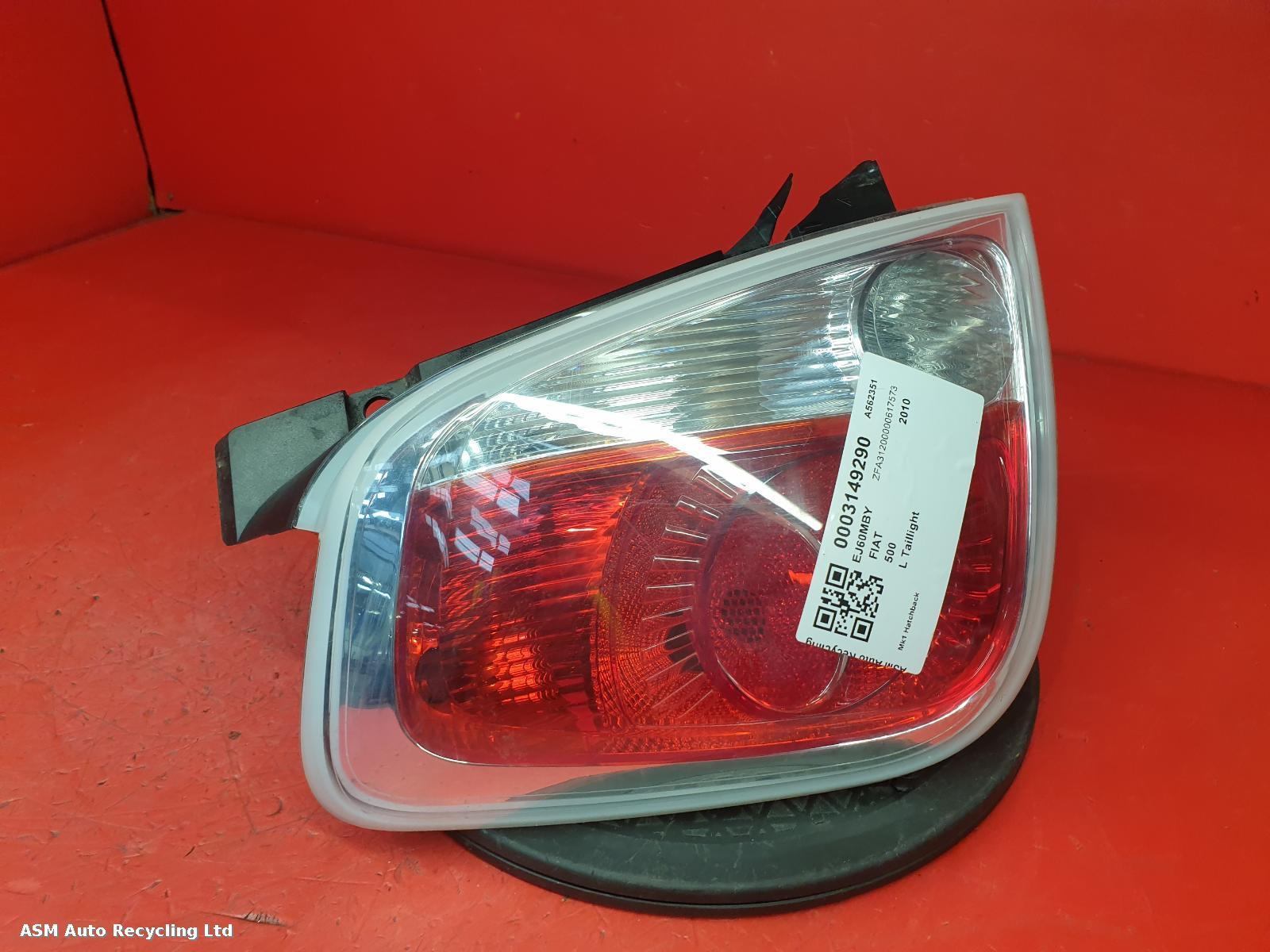 View Auto part L Taillight Fiat 500 2010