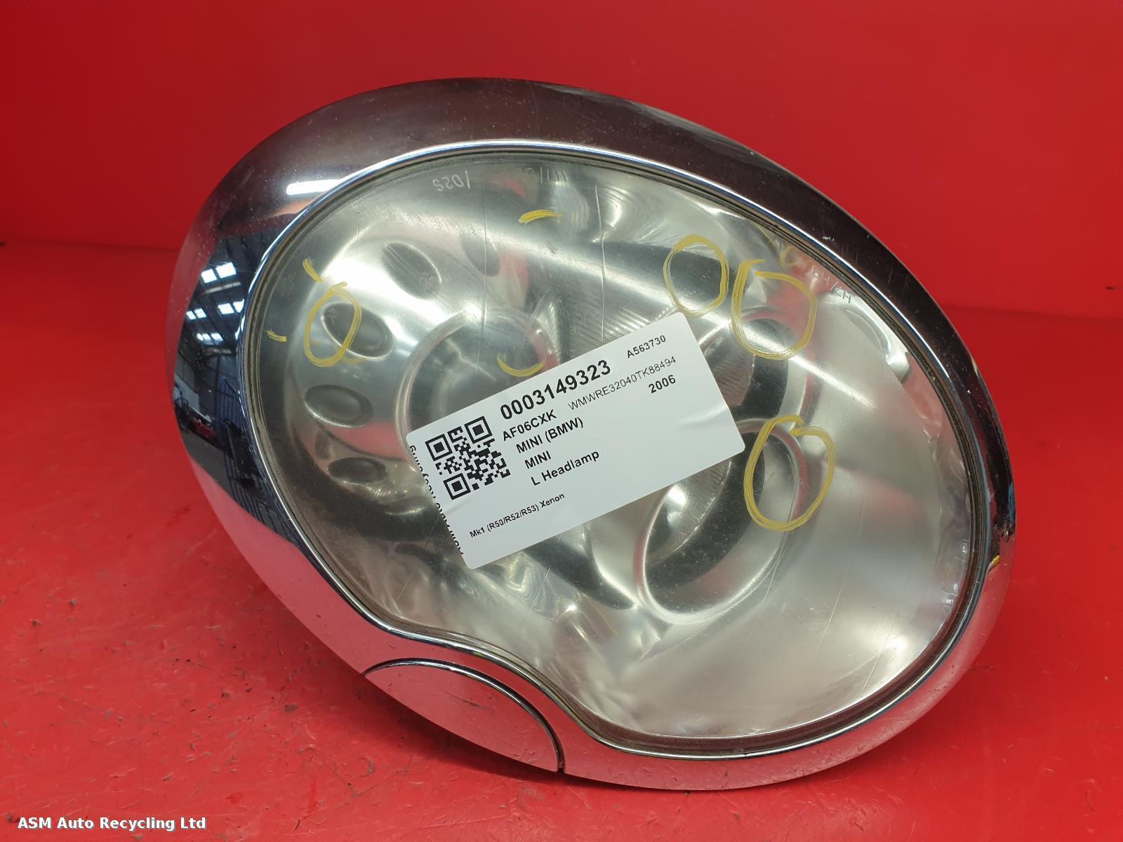 View Auto part L Headlamp Mini (bmw) Mini 2006